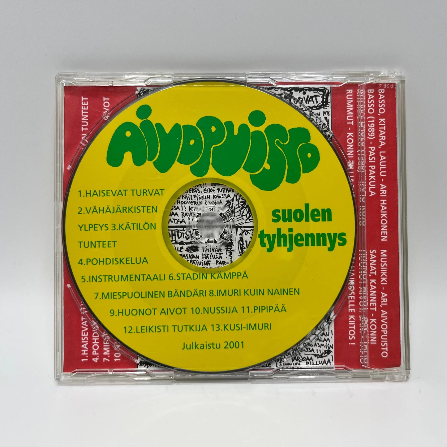 Aivopuisto - Suolen Tyhjennys CD