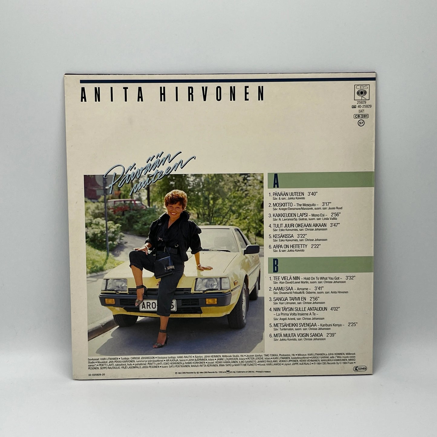 Anita Hirvonen - Päivään Uuteen LP