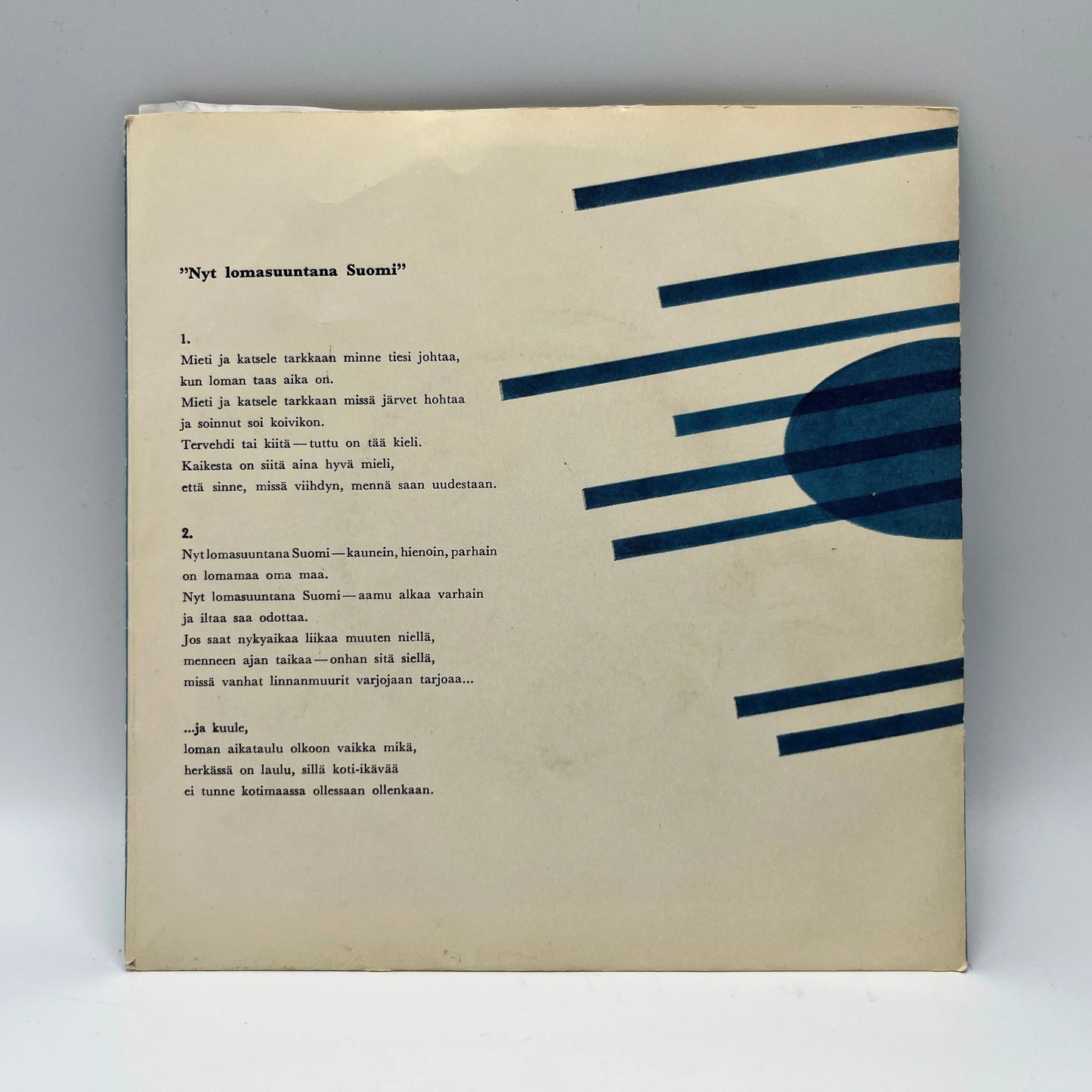 Anki, Bosse Ja Robert – Nyt Lomasuuntana Suomi Single