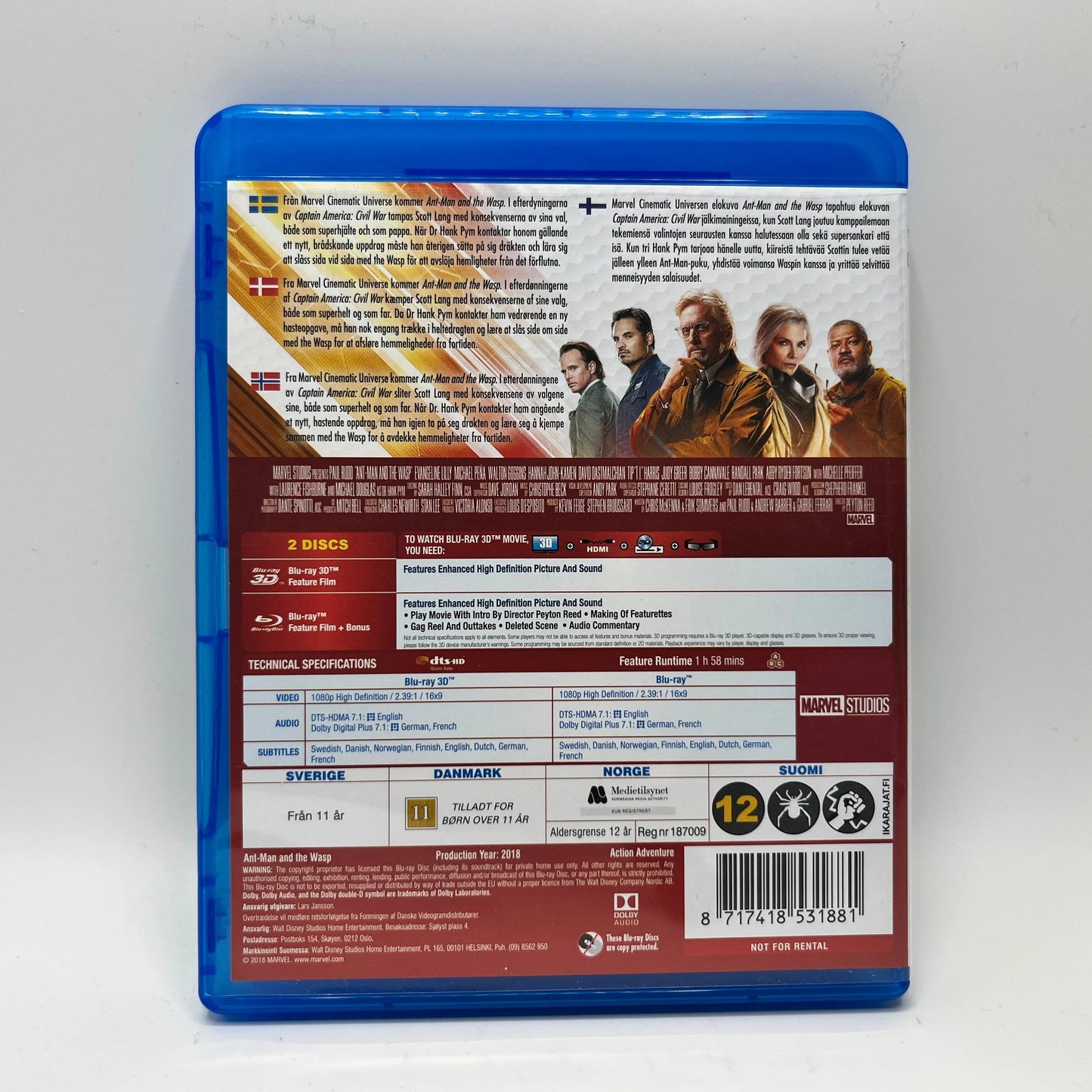 Ant-Man And The Wasp (Blu-Ray)