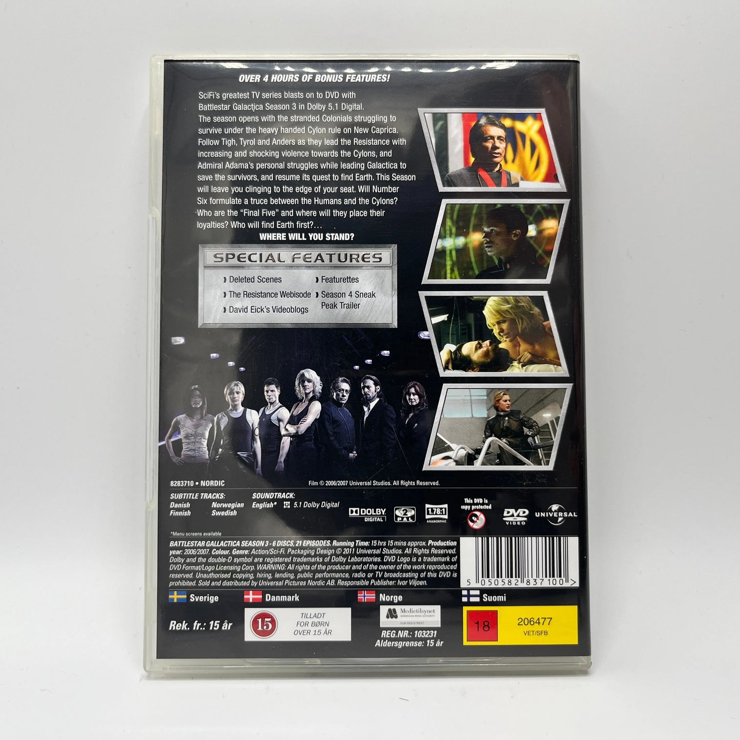 Battlestar Galactica - Kausi 3 (DVD)