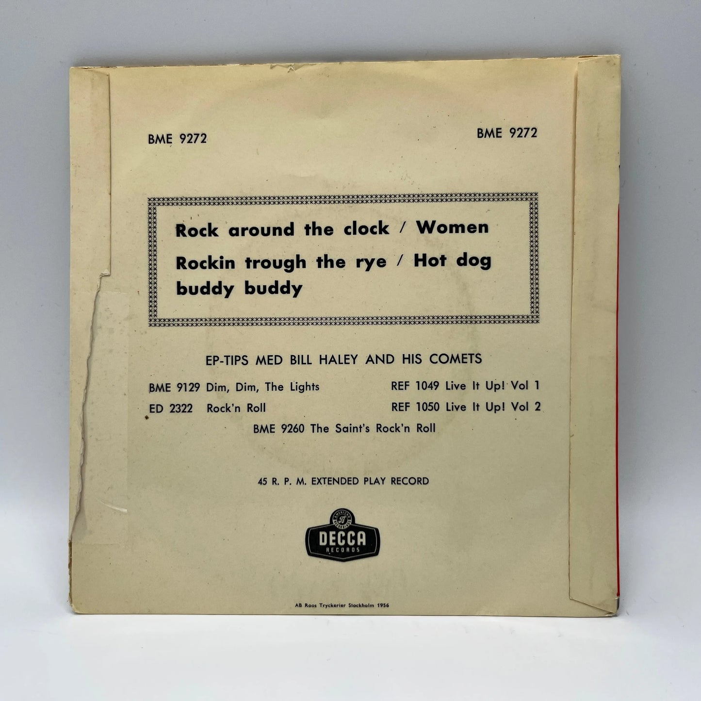 Bill Haley And His Comets – Rock Around The Clock EP