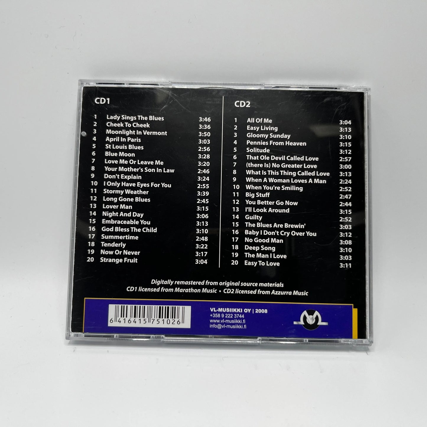 Billie Holiday - 40 Tracks 2CD
