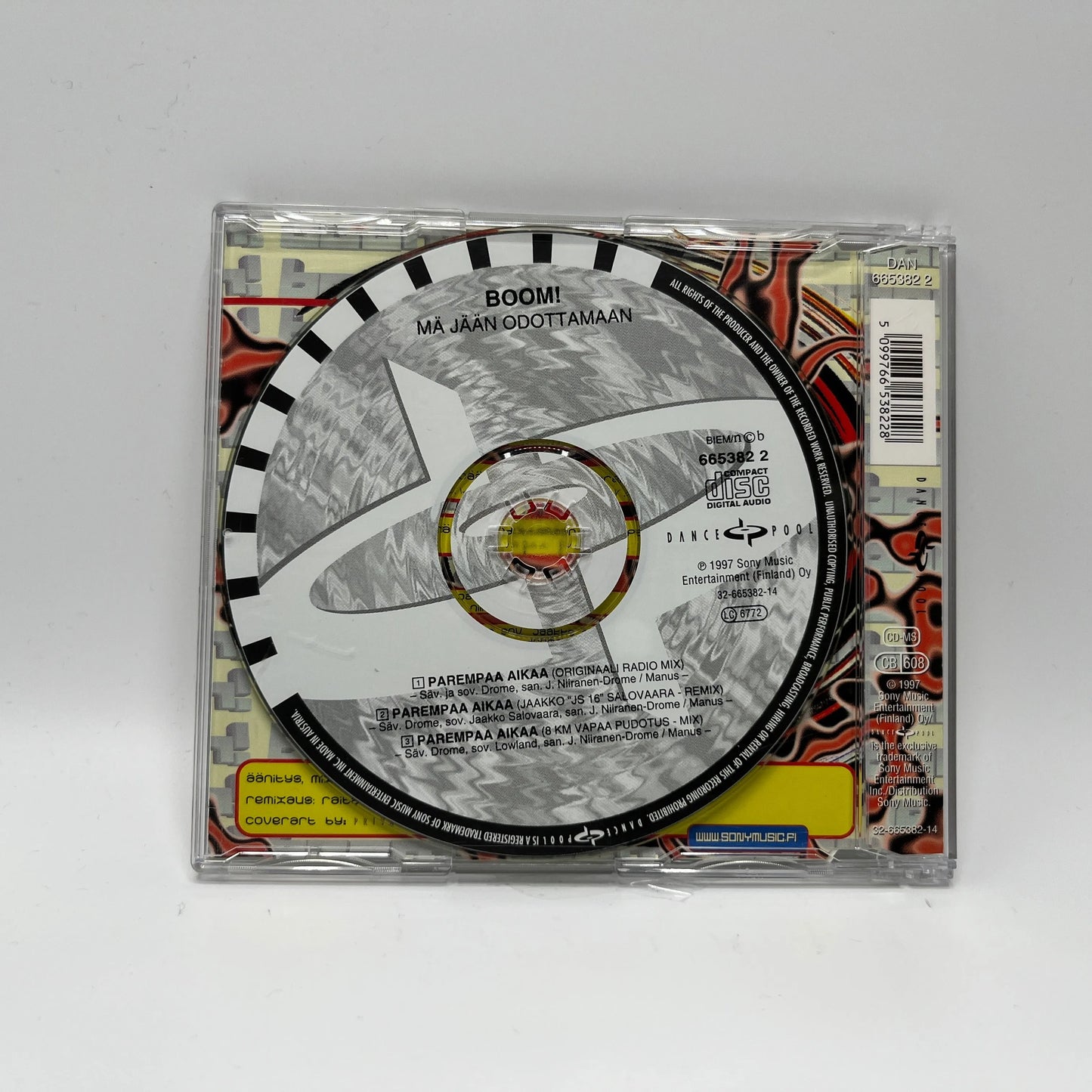 Boom! - Mä Jään Odottamaan CD Maxi-Single
