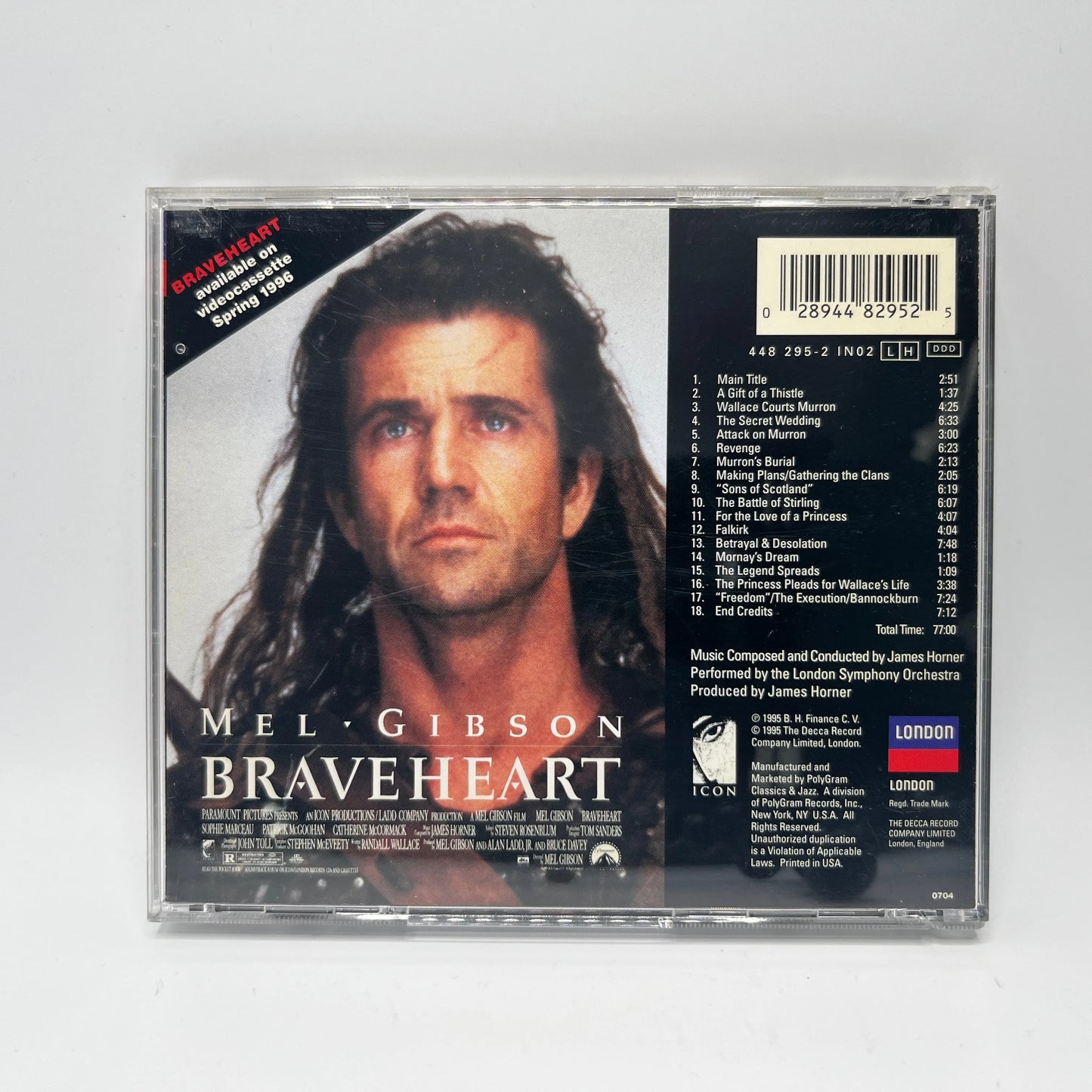 Braveheart - Soundtrack CD