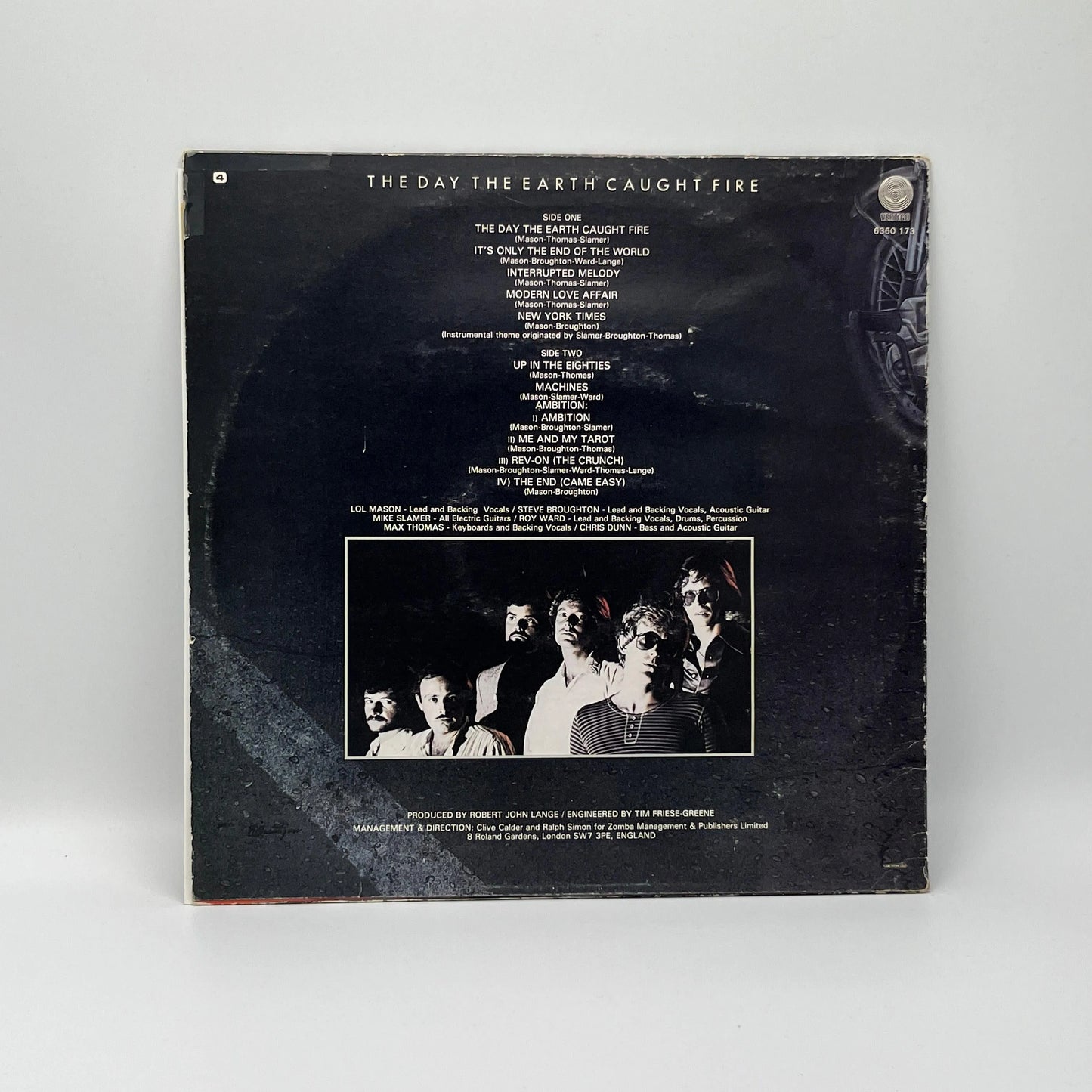 City Boy - The Day The Earth Caught Fire LP