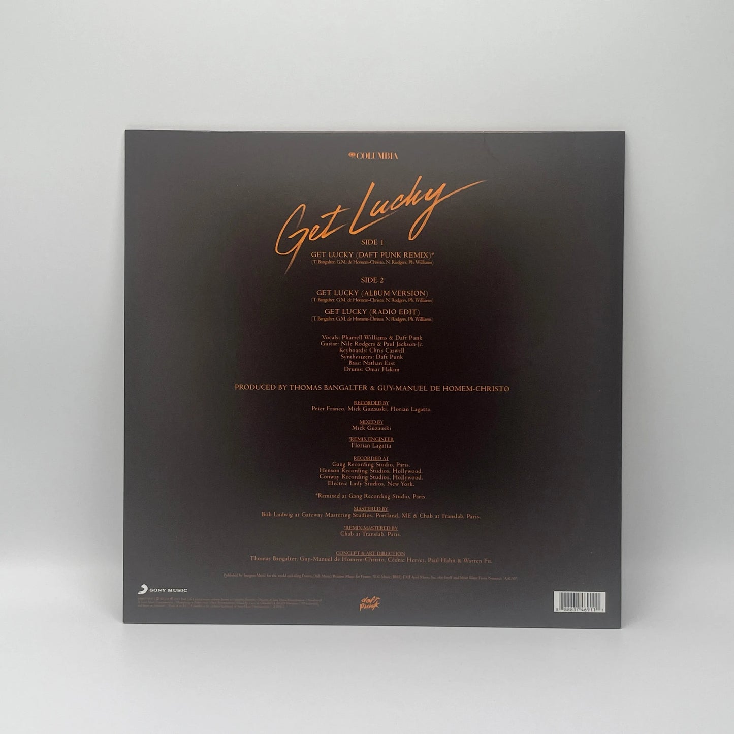 Daft Punk - Get Lucky (Daft Punk Remix) Single