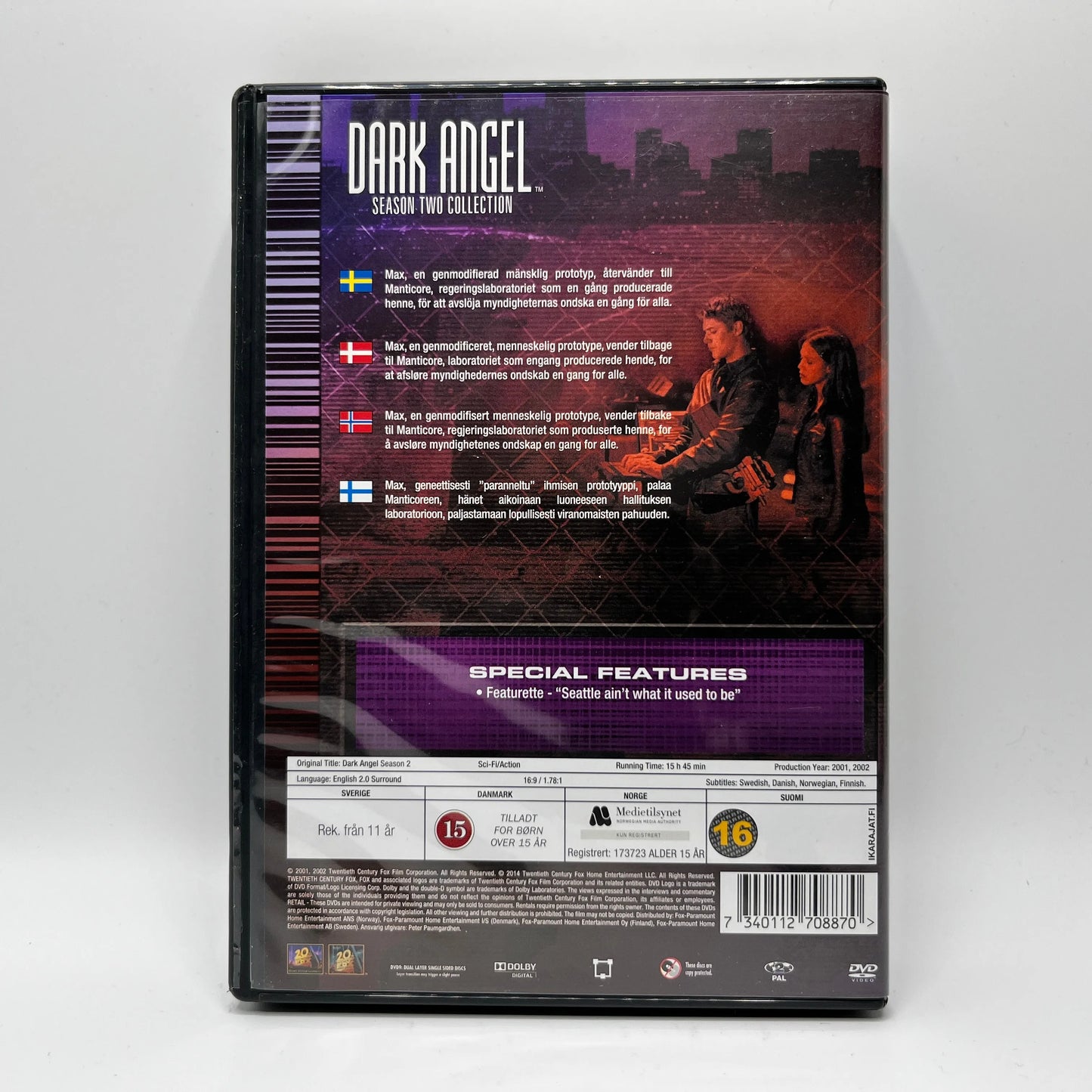 Dark Angel - Kausi 2 (DVD Box)