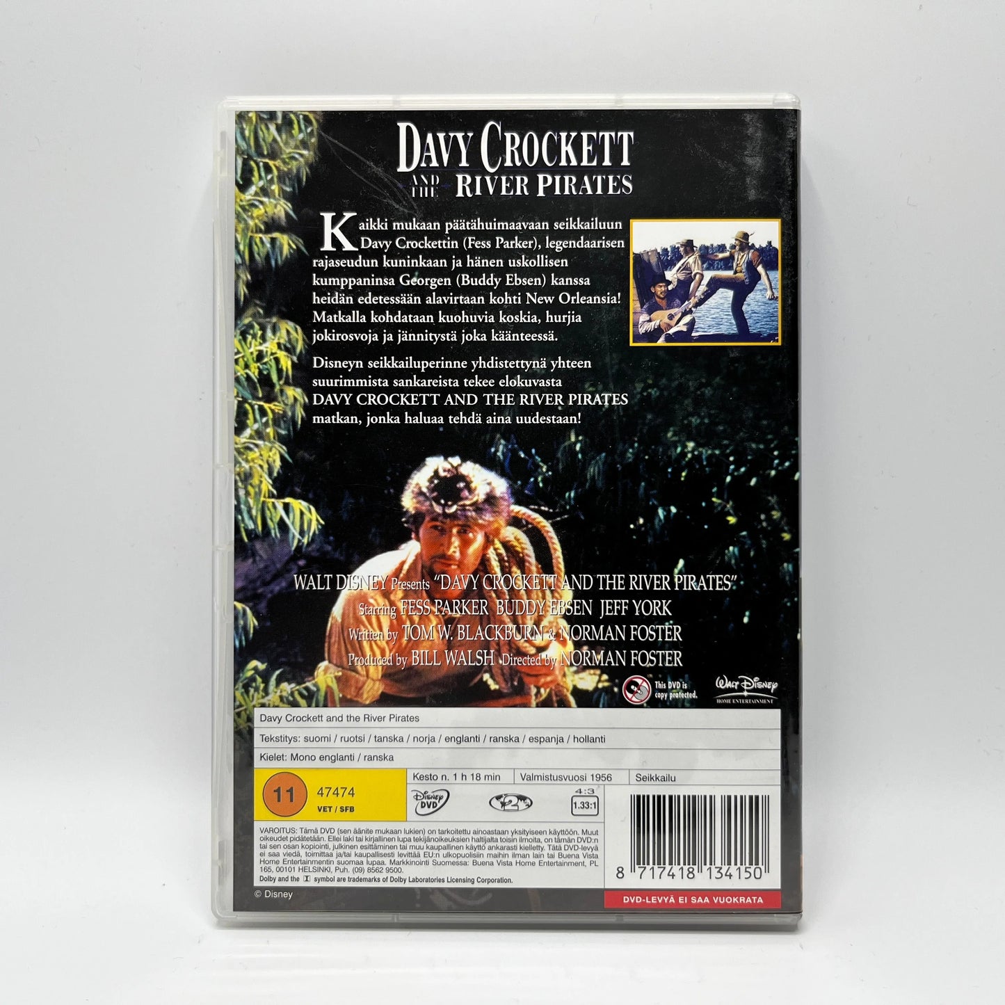 Davy Crockett And The River Pirates (DVD)