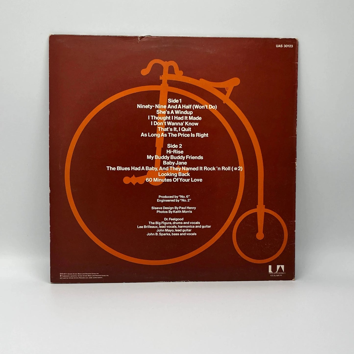 Dr. Feelgood - Be Seeing You LP