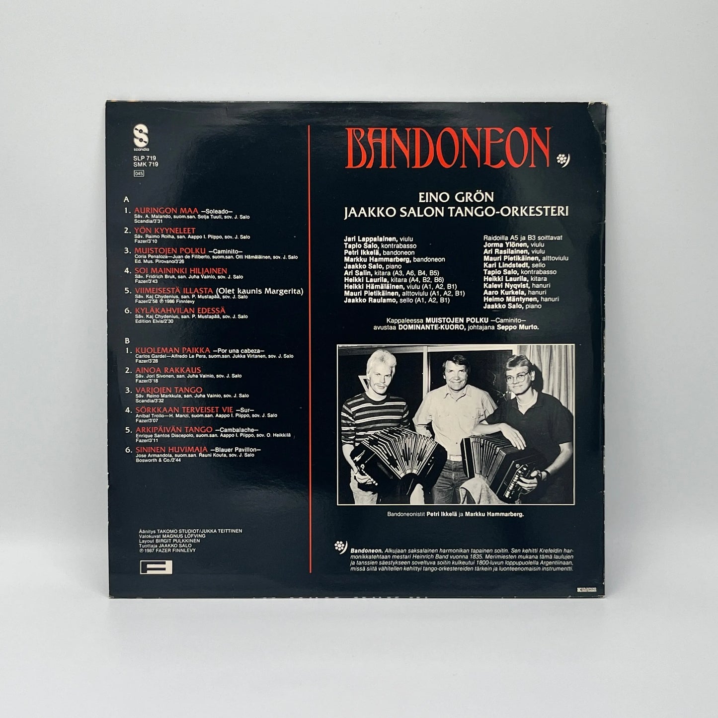 Einö Grön - Bandoneon LP