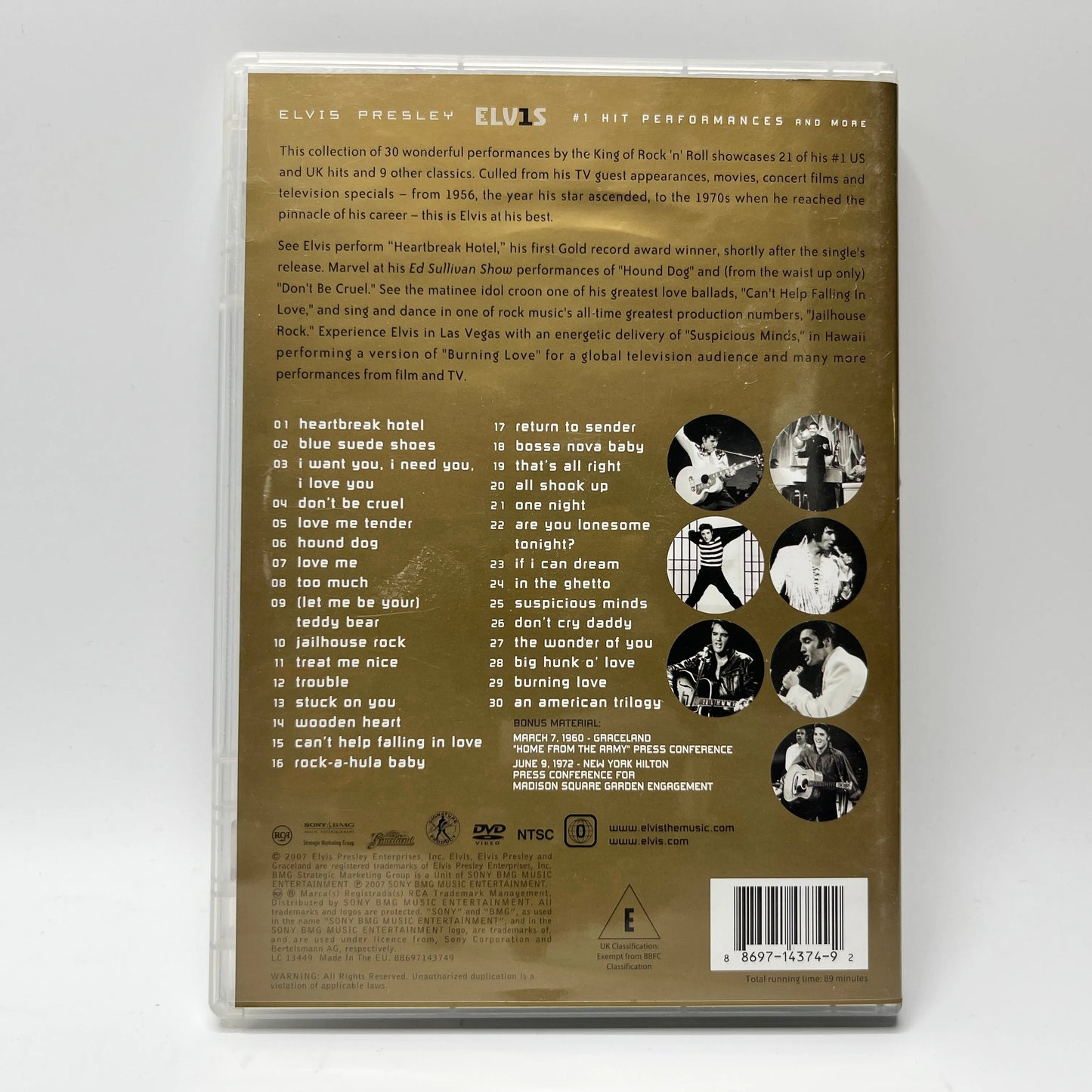 Elvis - #1 Hit Performances And More (DVD)