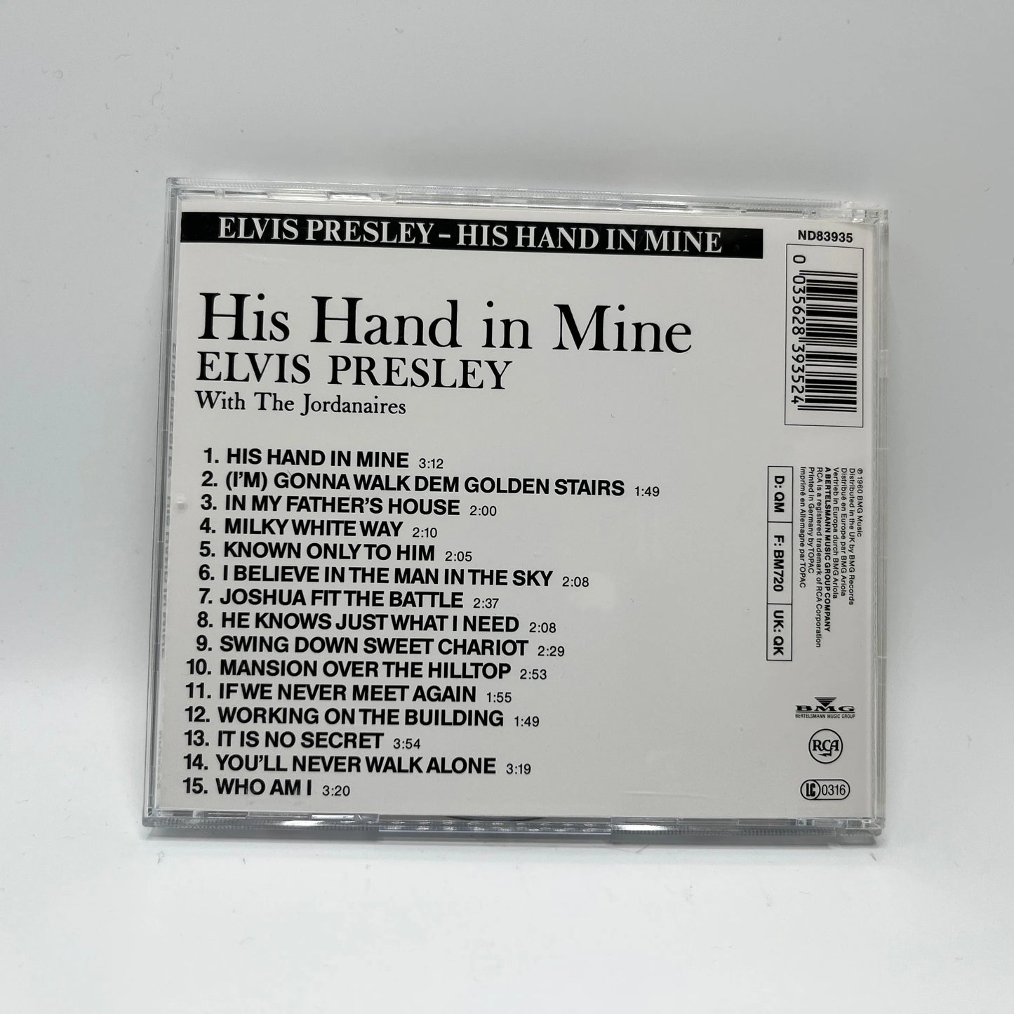 Elvis Presley - His Hand In Mine CD