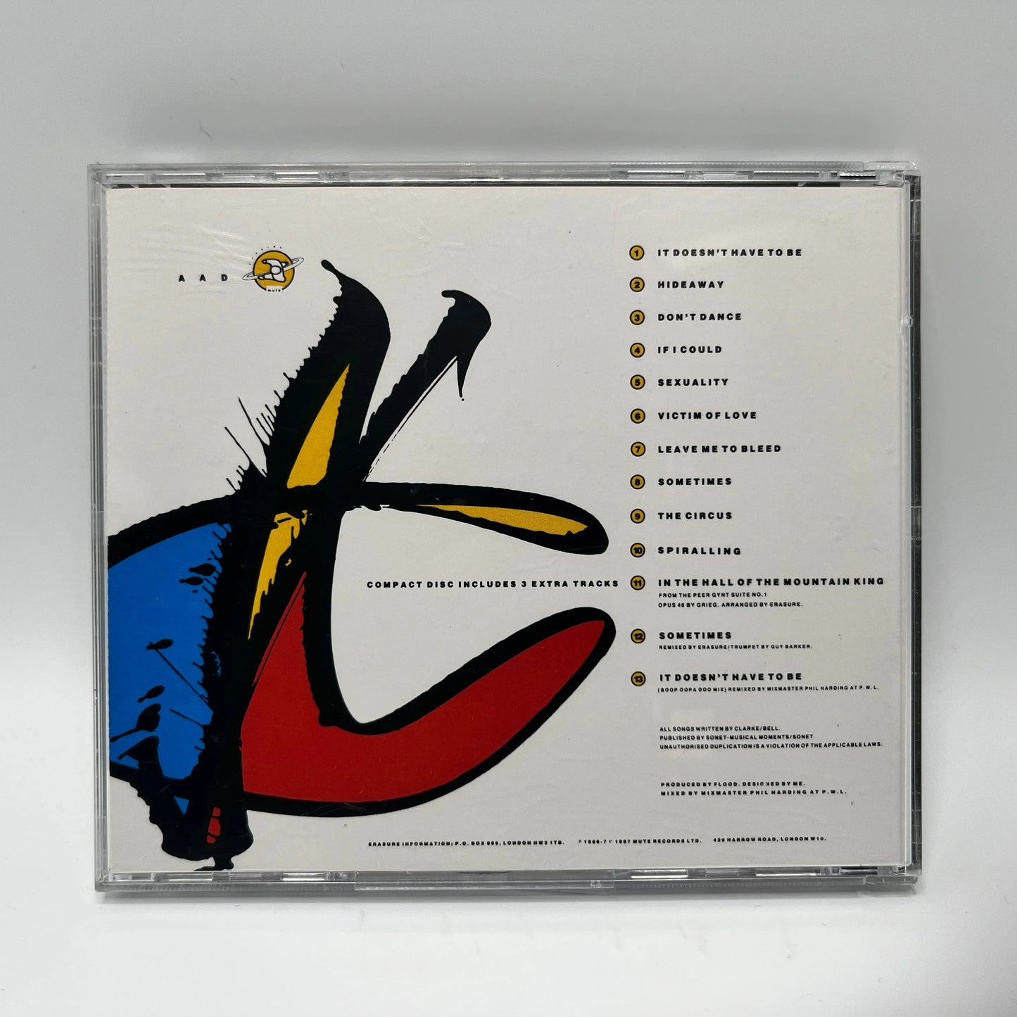 Erasure - The Circus CD