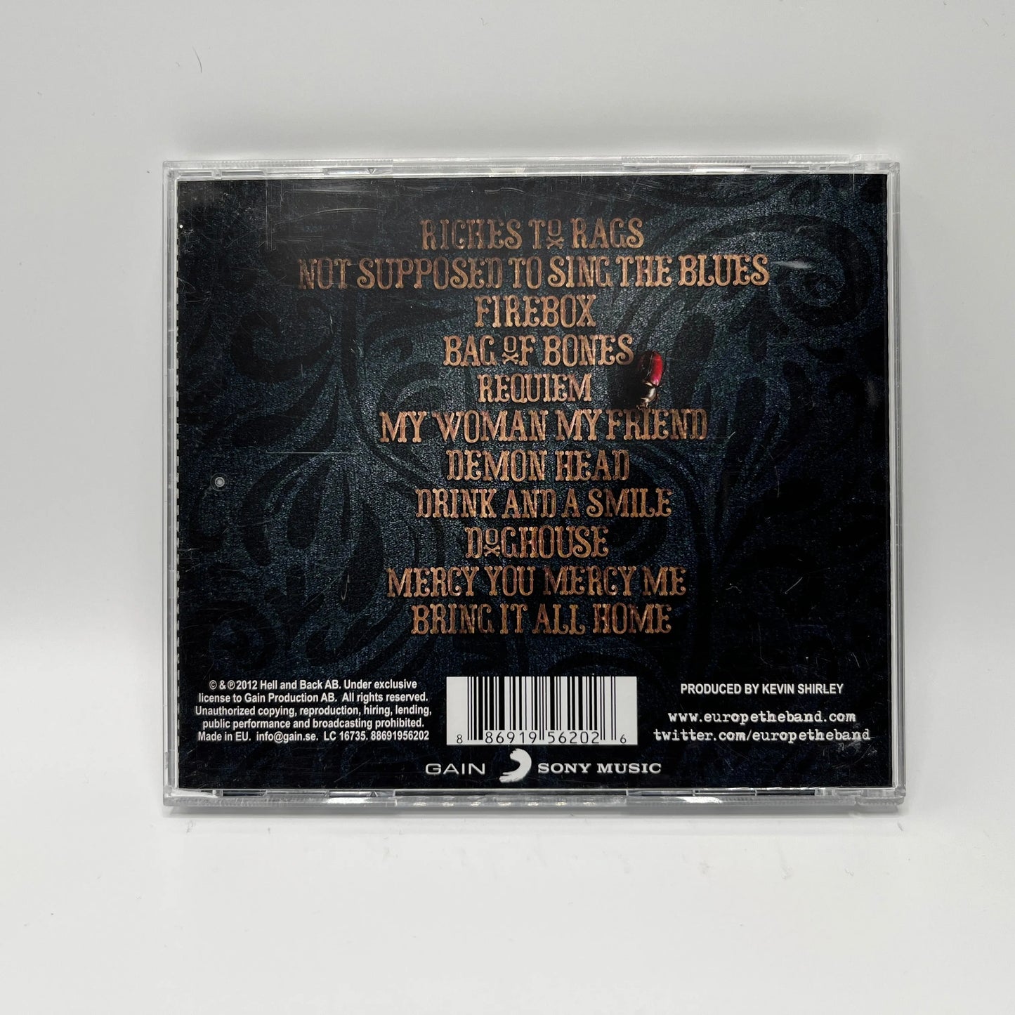 Europe - Bag Of Bones CD