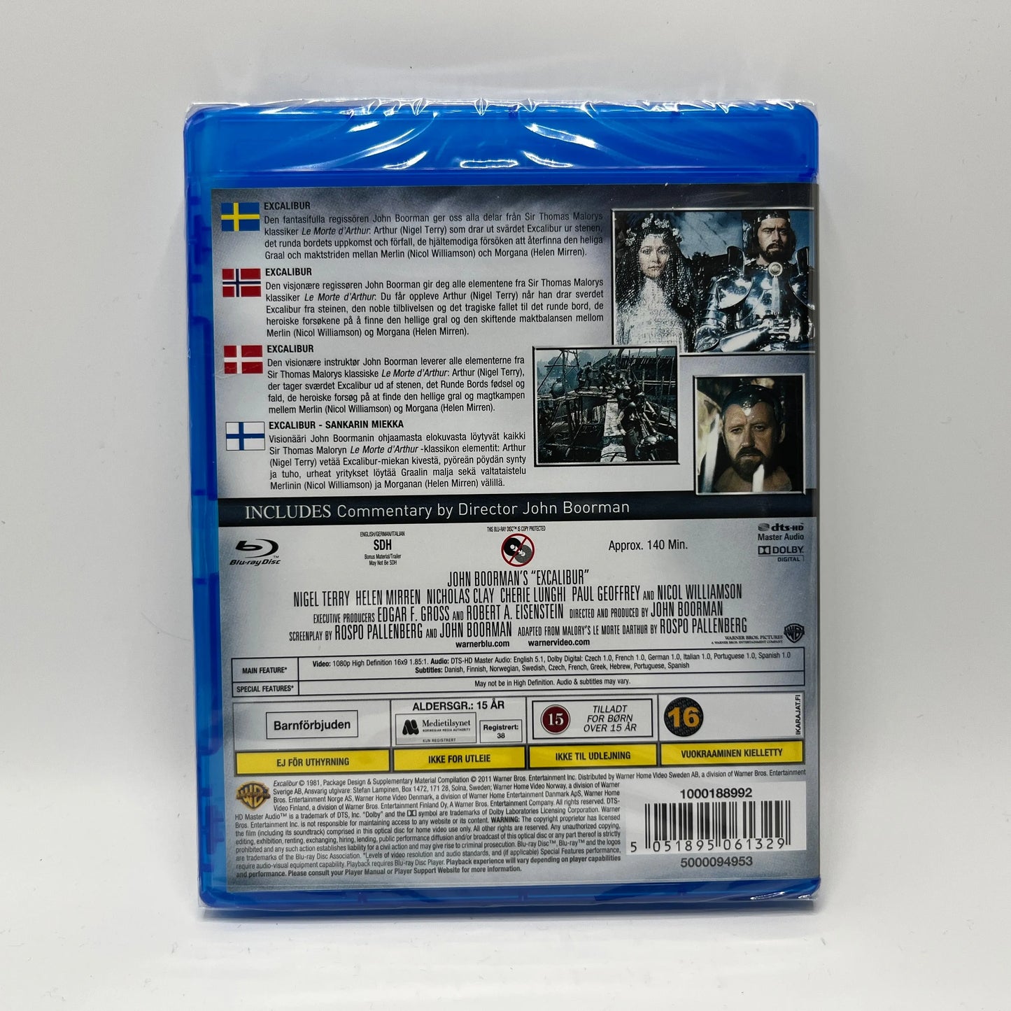 Excalibur - Sankarin Miekka (Blu-Ray)