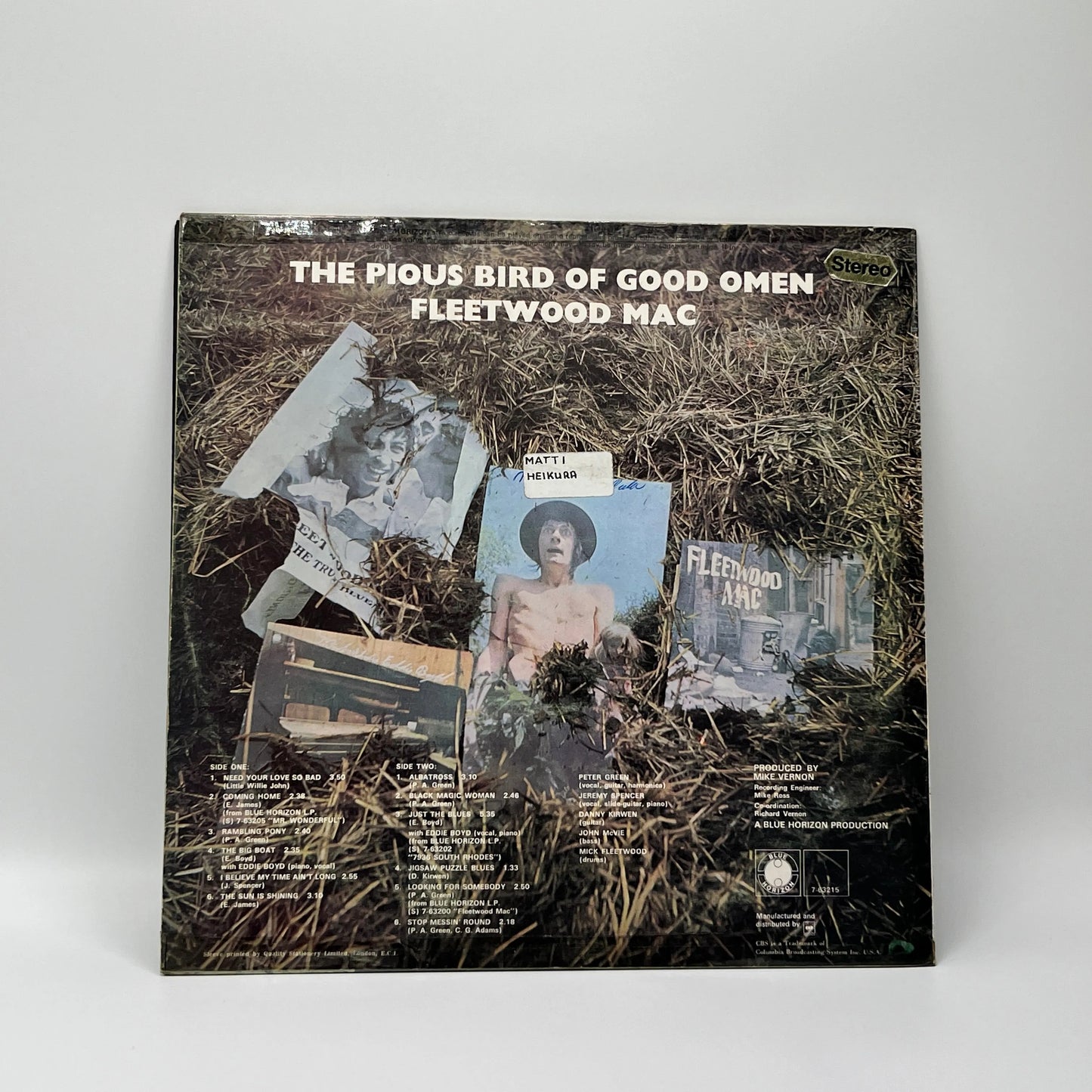 Fleetwood Mac – The Pious Bird Of Good Omen LP