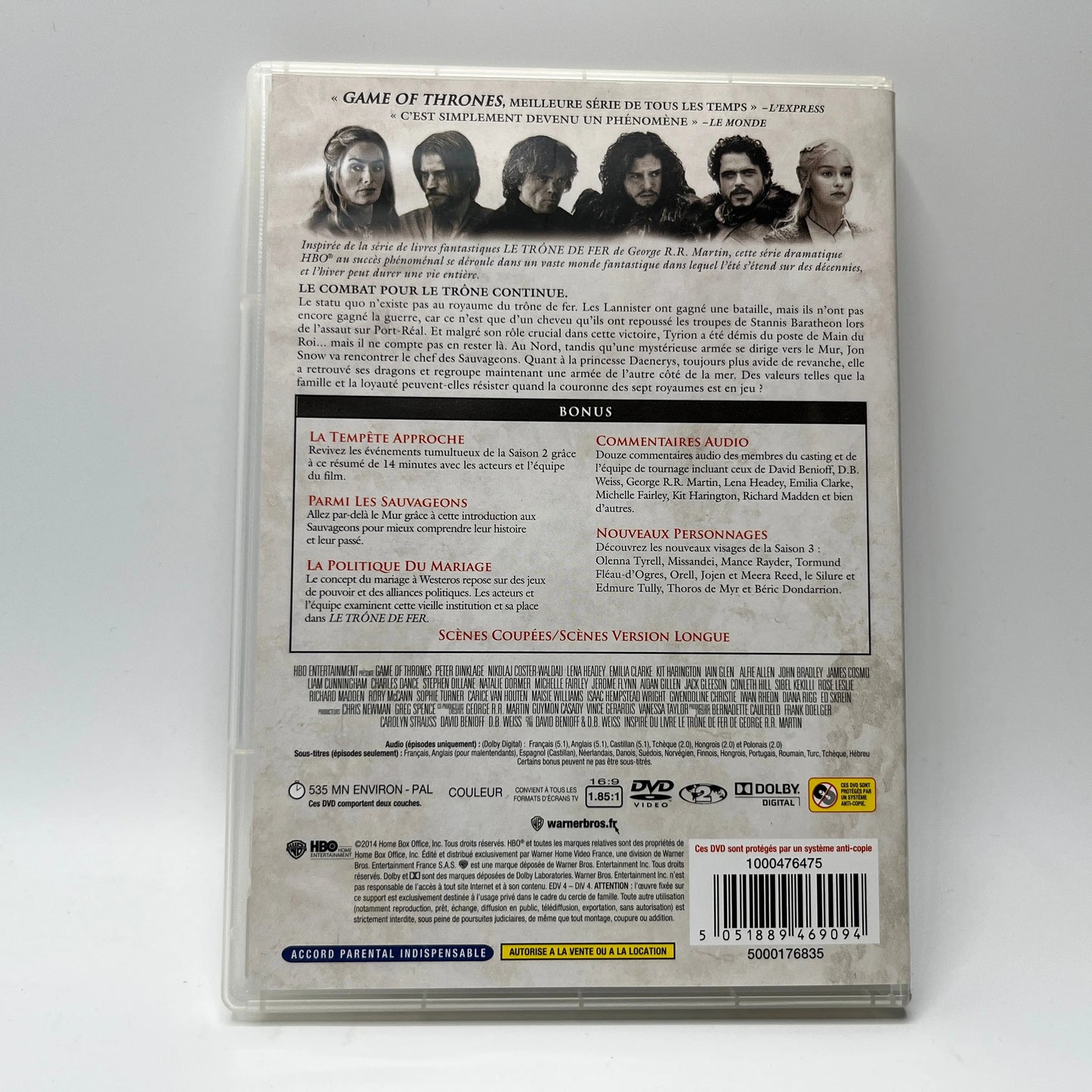 Game Of Thrones - Kausi 3 (DVD Box)