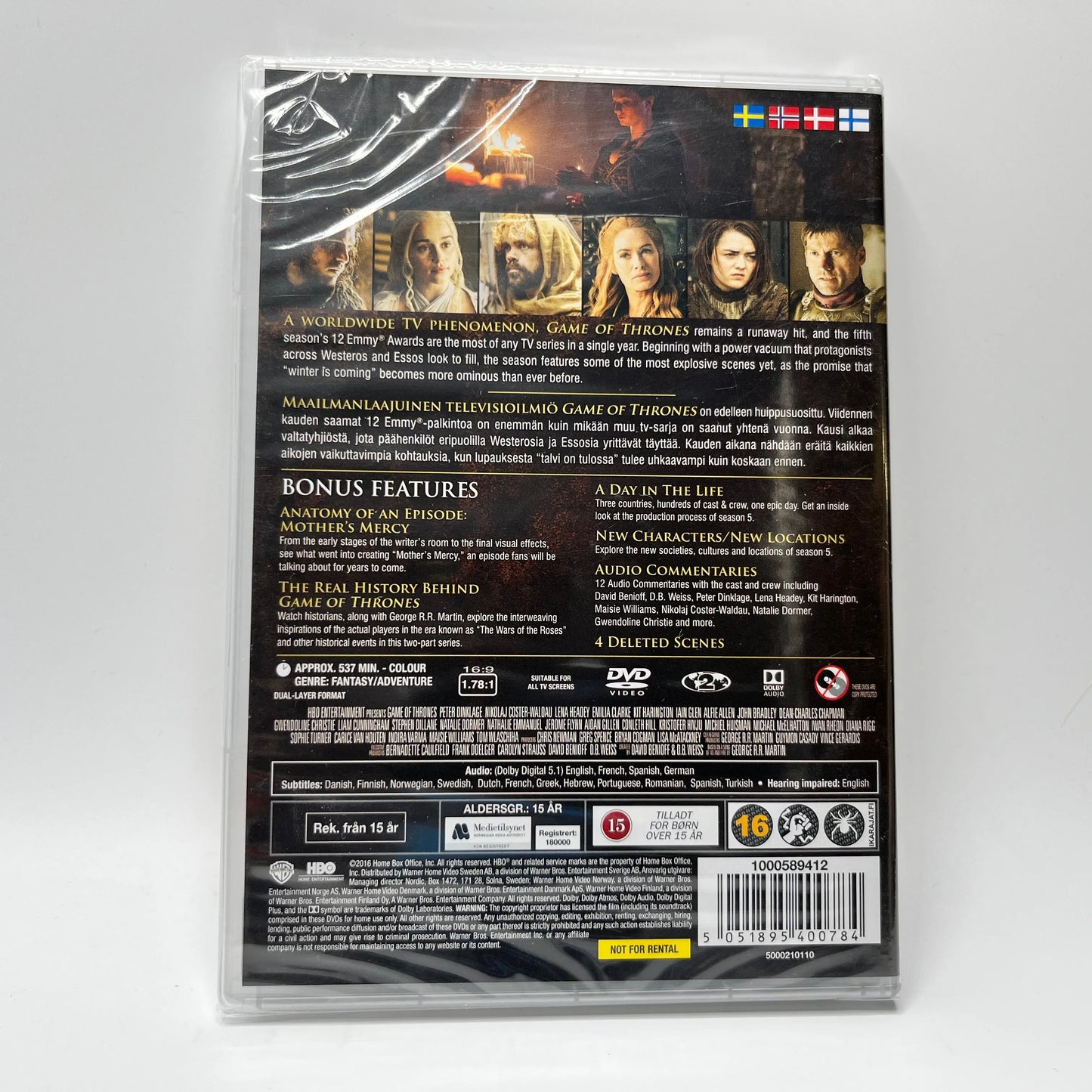 Game Of Thrones - Kausi 5 (DVD Box)