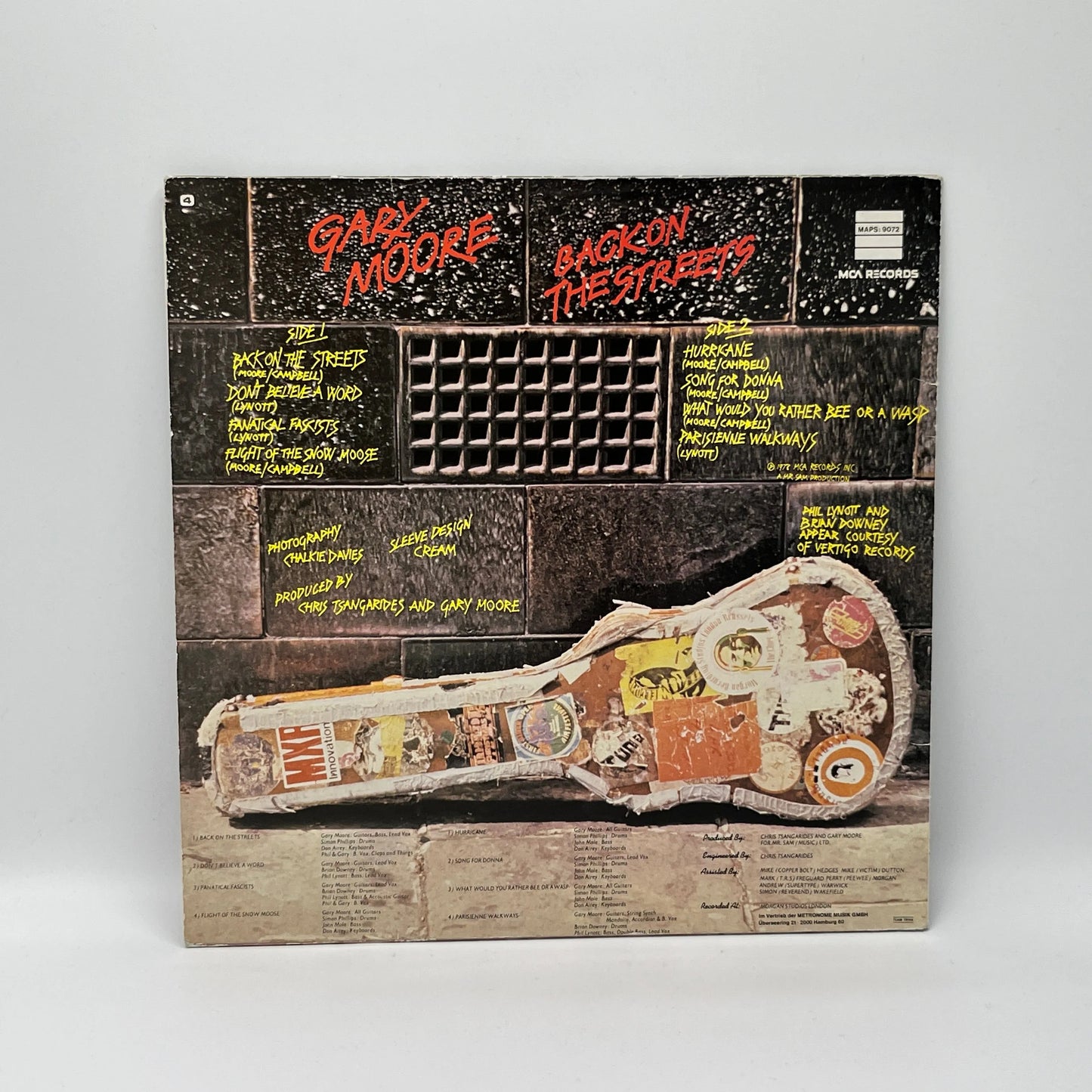 Gary Moore - Back On The Streets LP