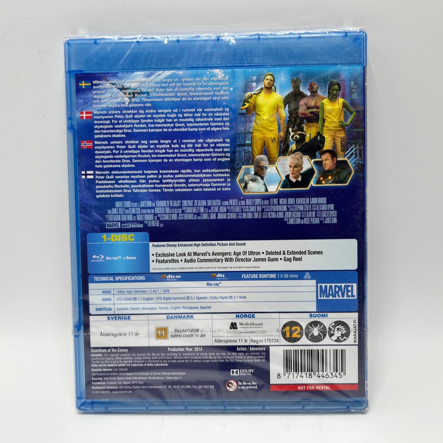 Guardians Of The Galaxy (Blu-Ray)