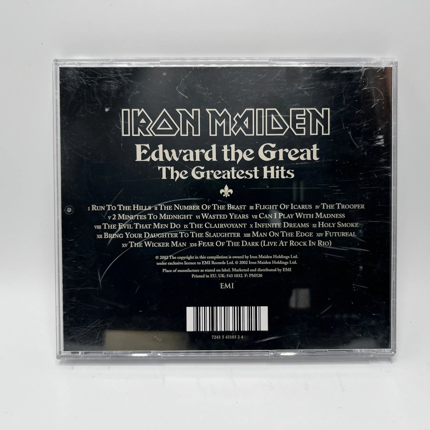 Iron Maiden – Edward The Great (The Greatest Hits) CD