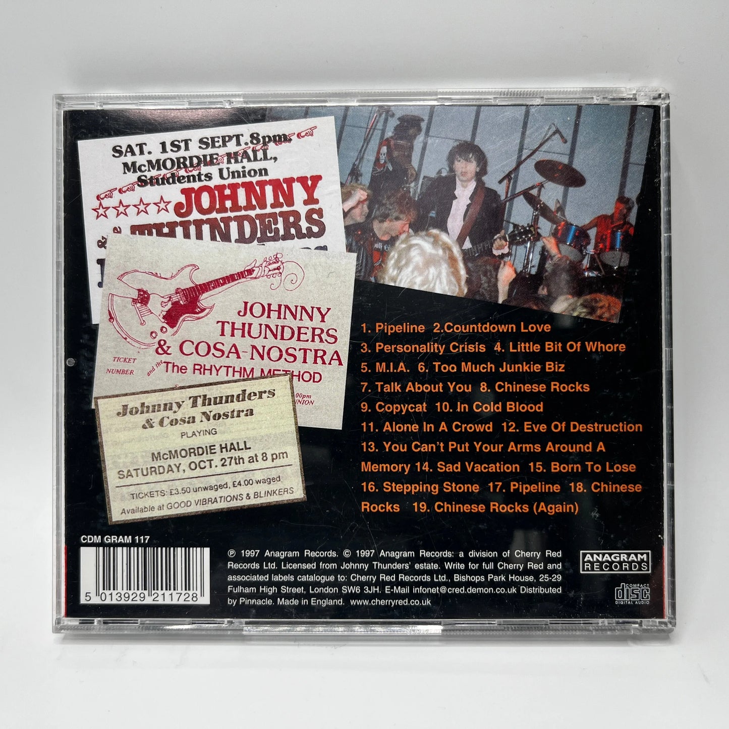 Johnny Thunders - Belfast Rocks CD