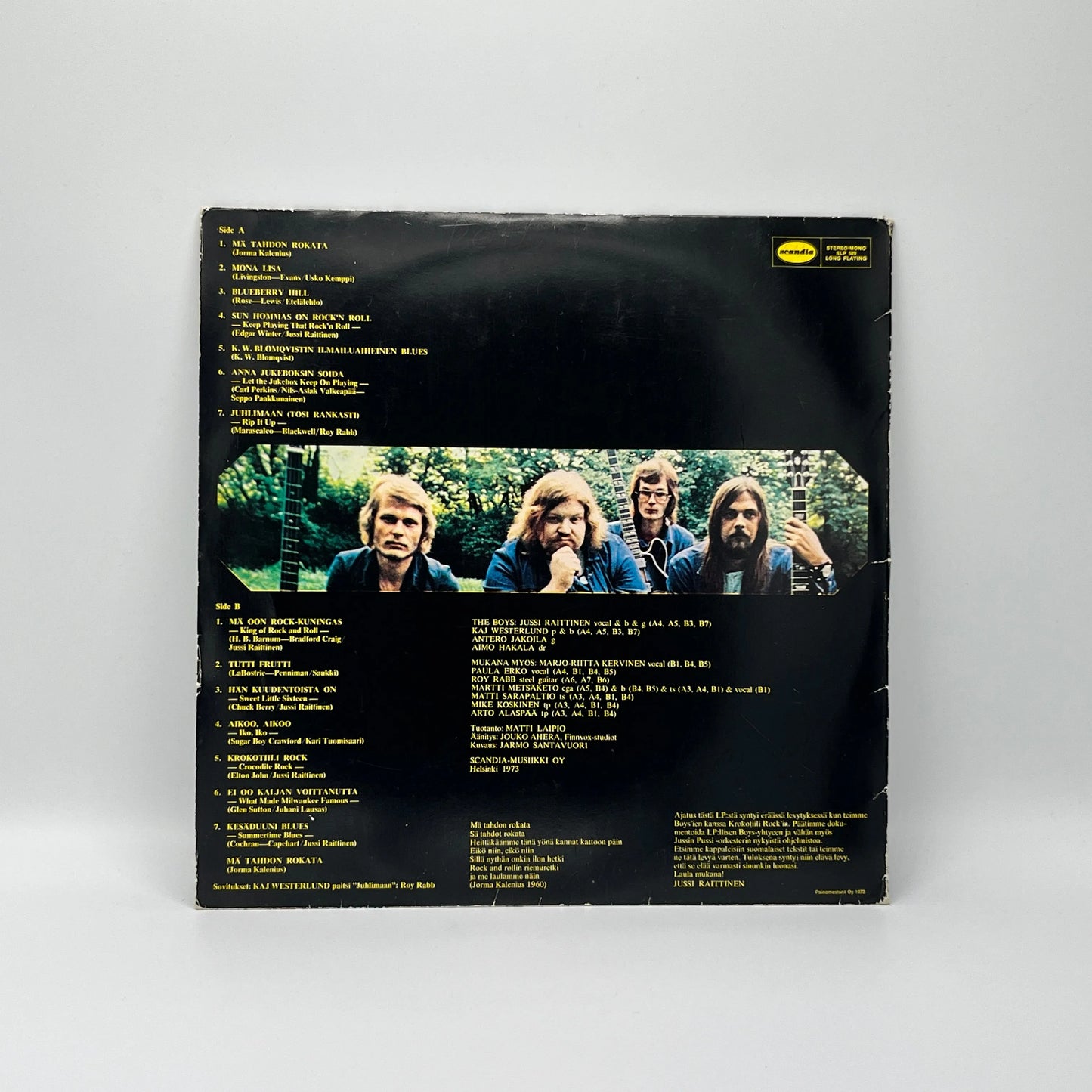 Jussi & The Boys - Mä Tahdon Rokata LP