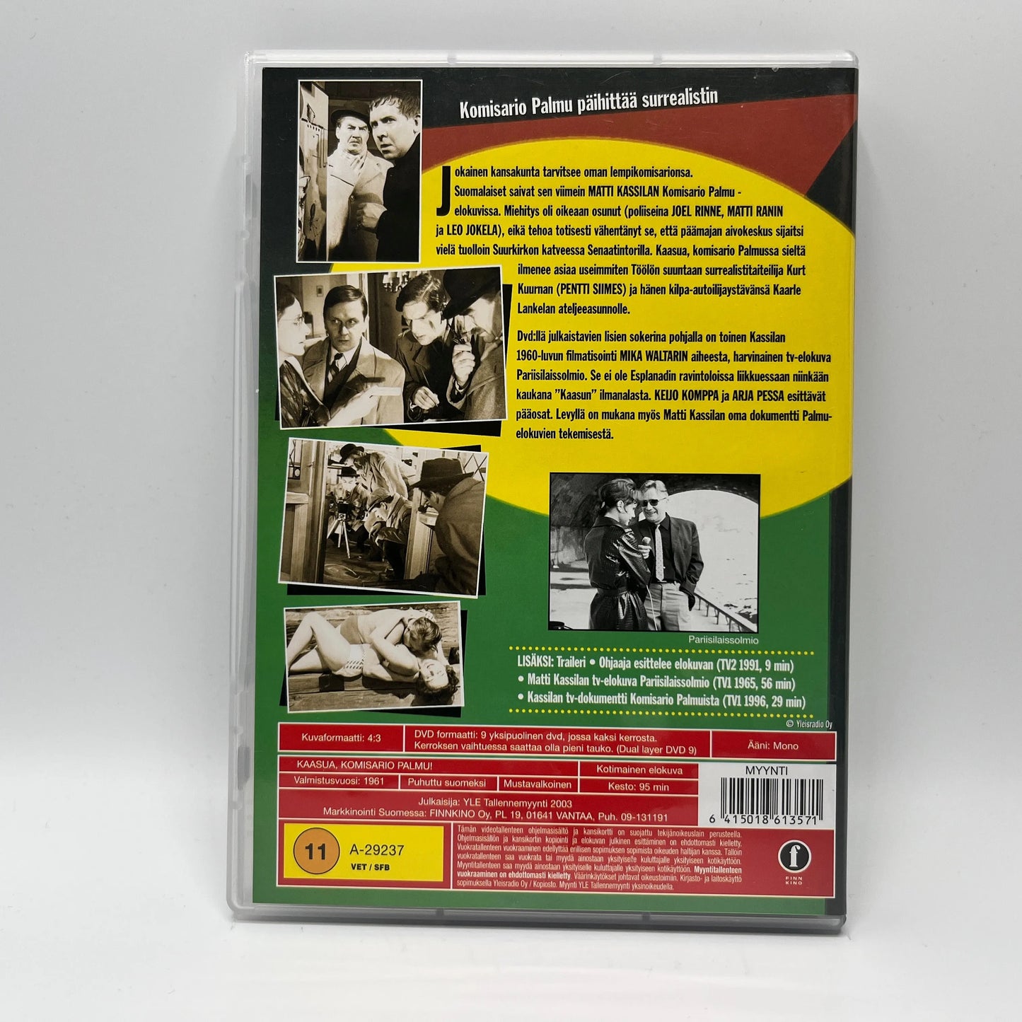 Kaasua, Komisario Palmu (DVD)