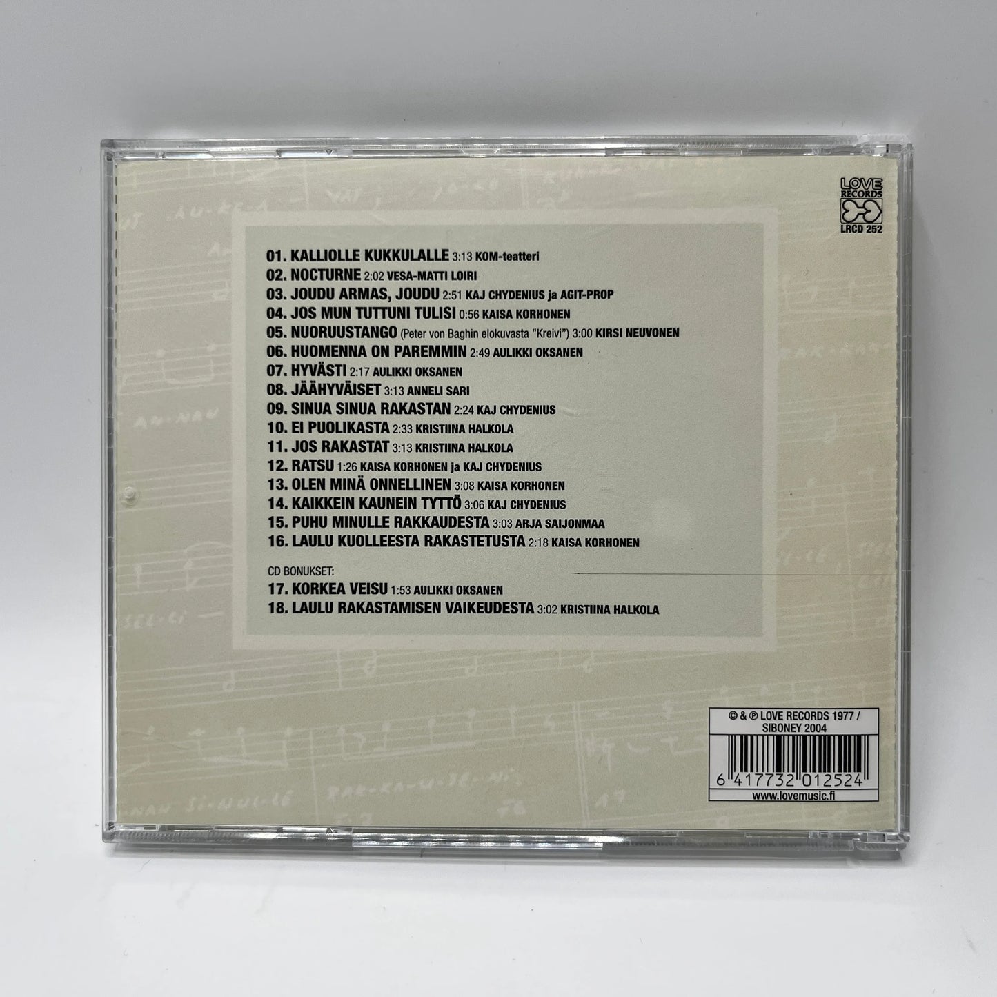 Kaj Chydenius – Kauneimmat Rakkauslaulut CD