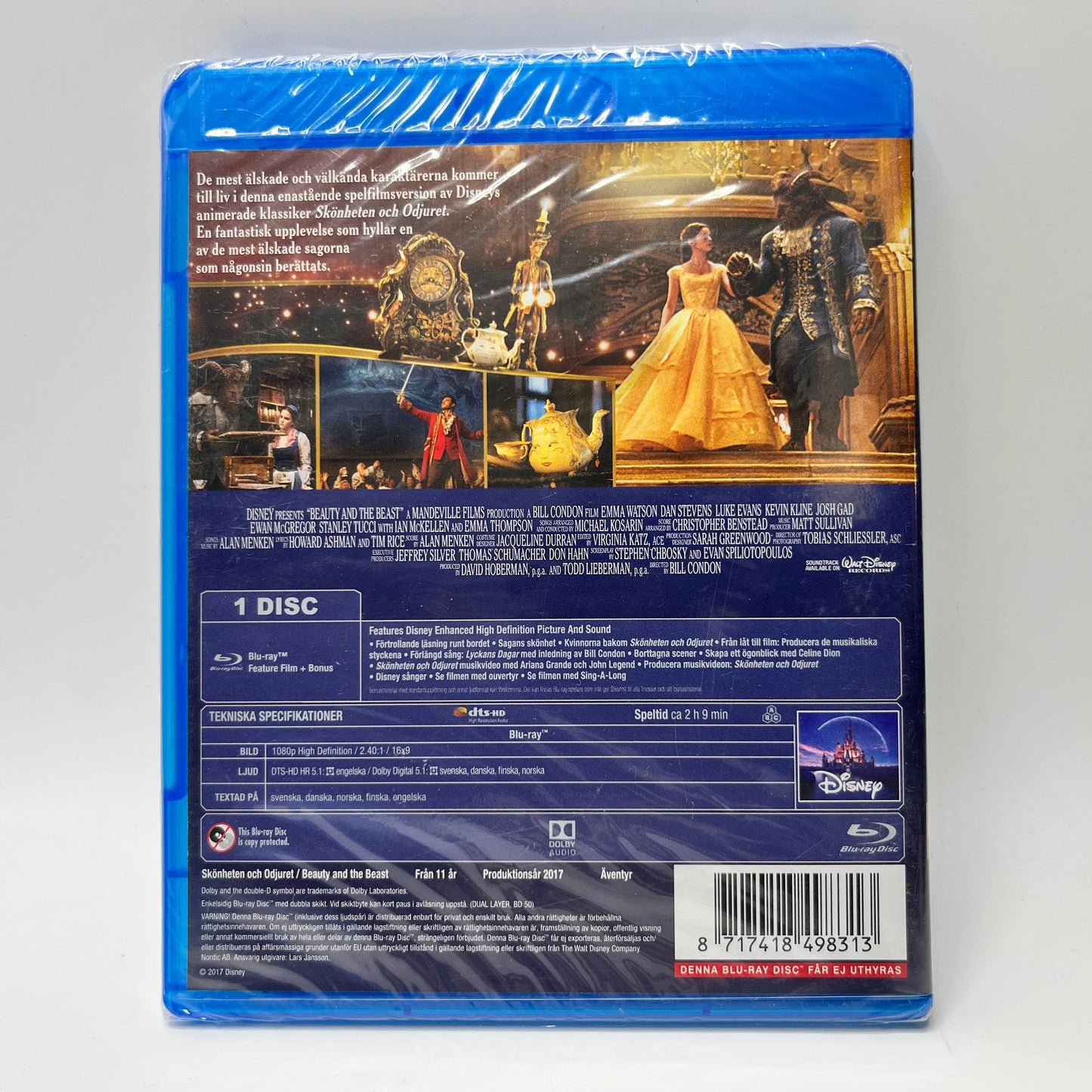 Kaunotar Ja Hirviö (Blu-Ray)