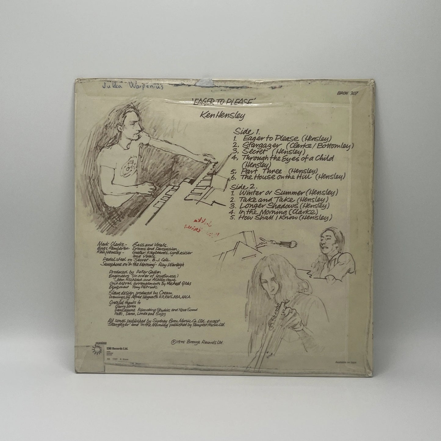 Ken Hensley - 'Eager To Please LP
