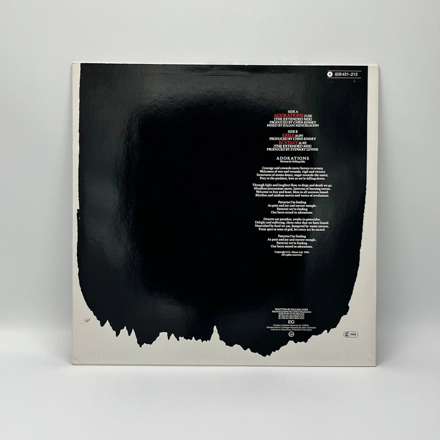 Killing Joke - Adorations (The Extended Mix) Single