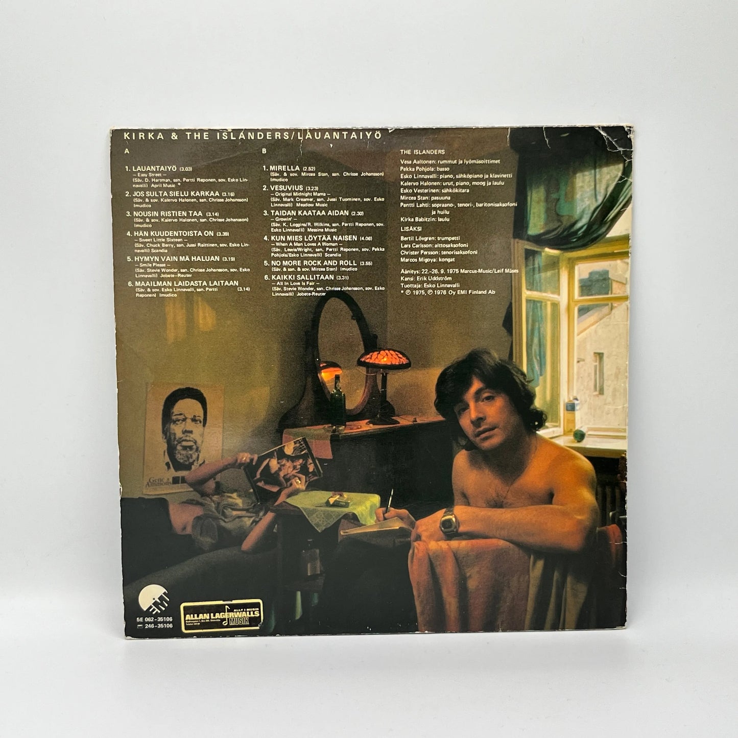 Kirka & The Islanders - Lauantaiyö LP