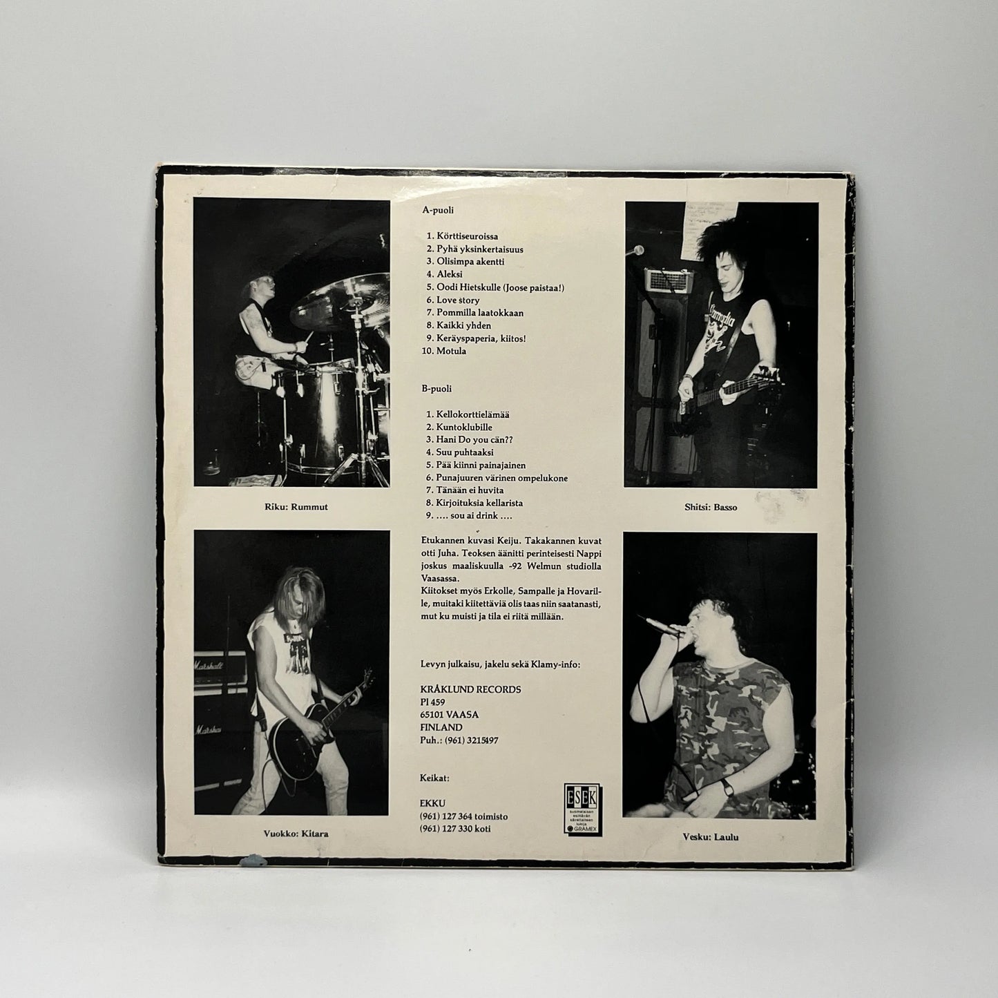 Klamydia - Pää Kiinni Painajainen LP