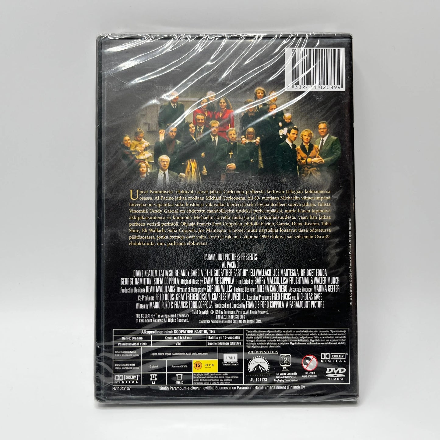 Kummisetä Osa III (DVD)