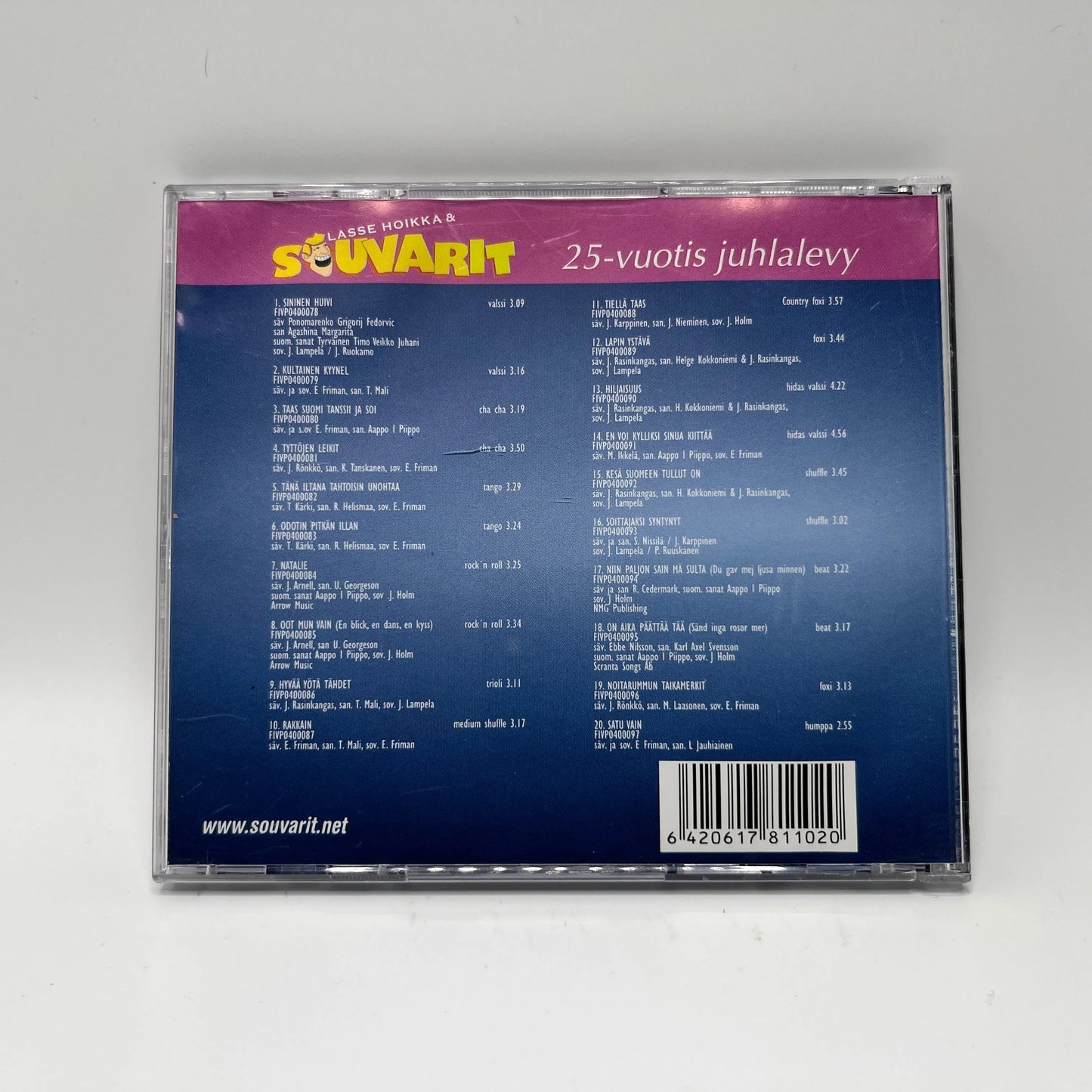 Lasse Hoikka & Souvarit - 25-Vuotis Juhlalevy CD