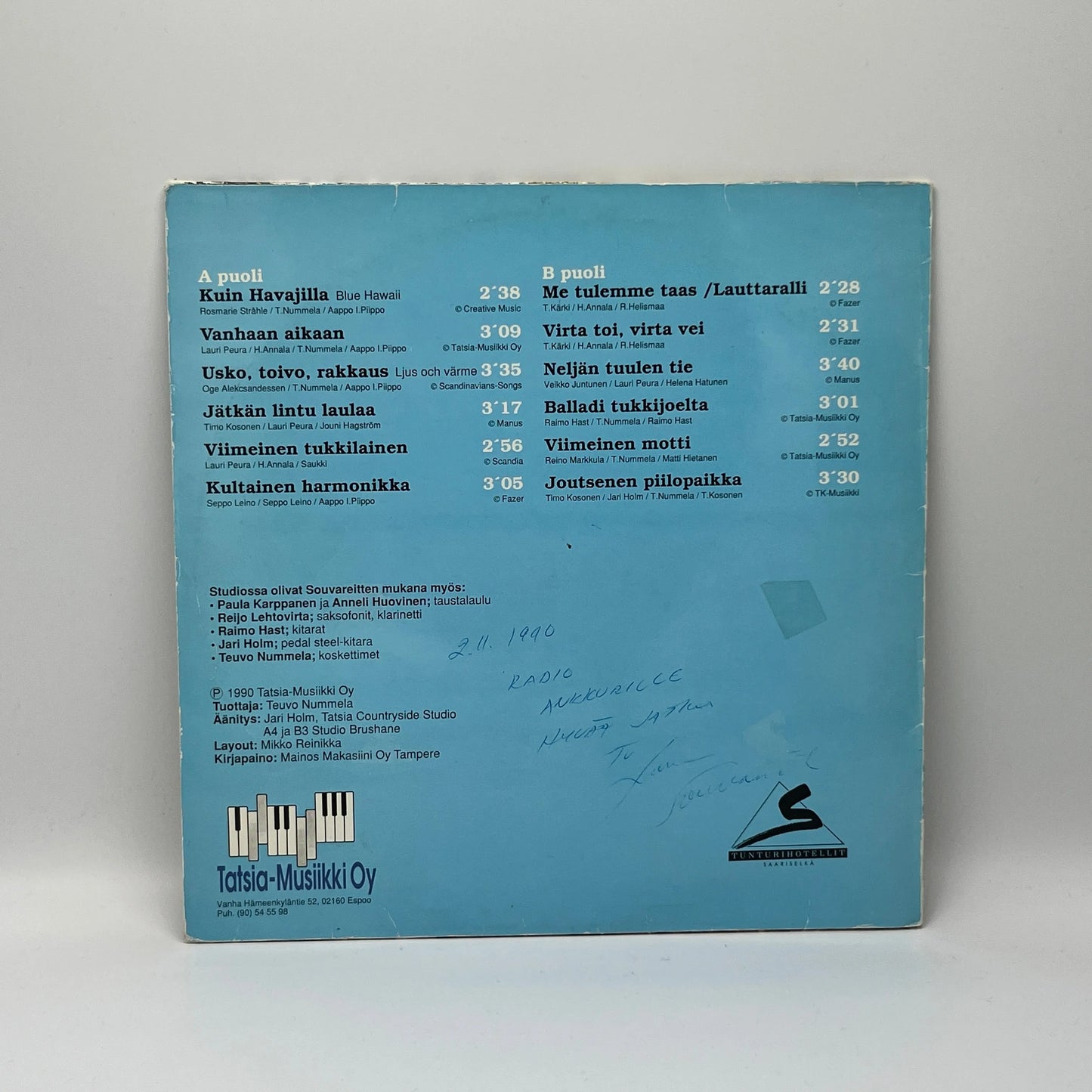 Lasse Hoikka & Souvarit - Neljän Tuulen Tie LP