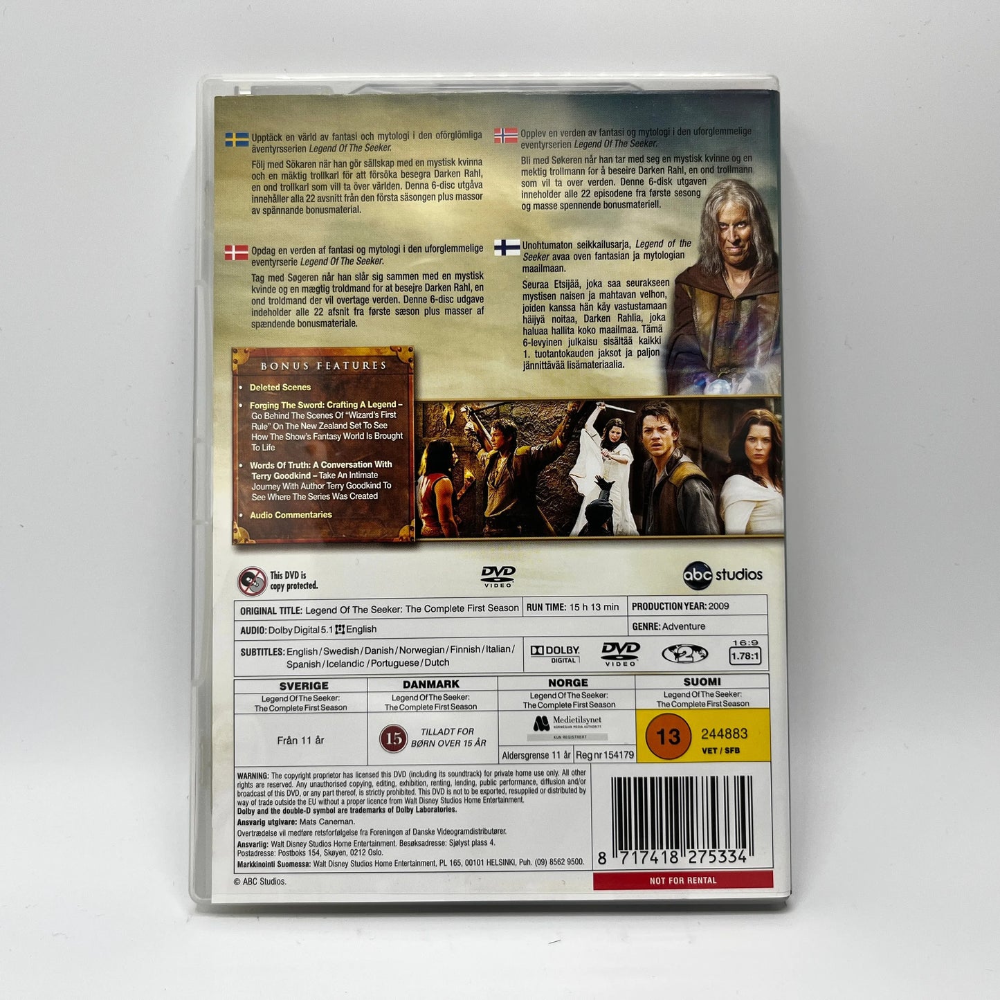 Legend Of The Seeker - Kausi 1 (DVD)