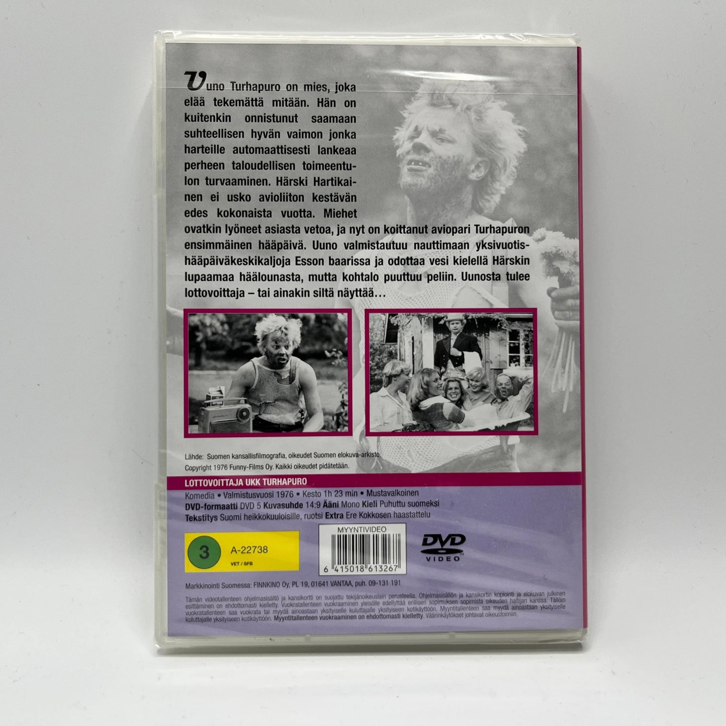 Lottovoittaja UKK Turhapuro (DVD)