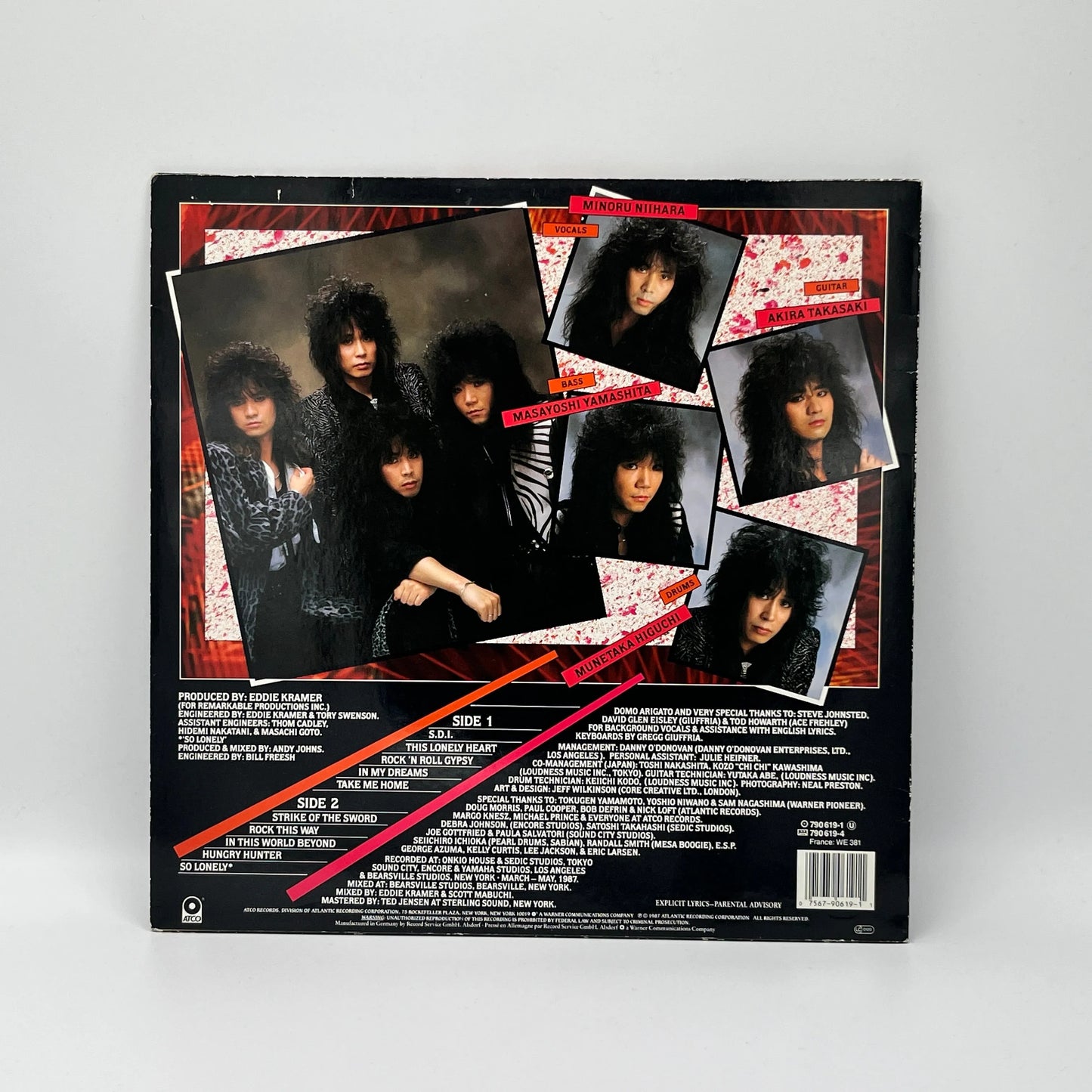 Loudness - Hurricane Eyes LP