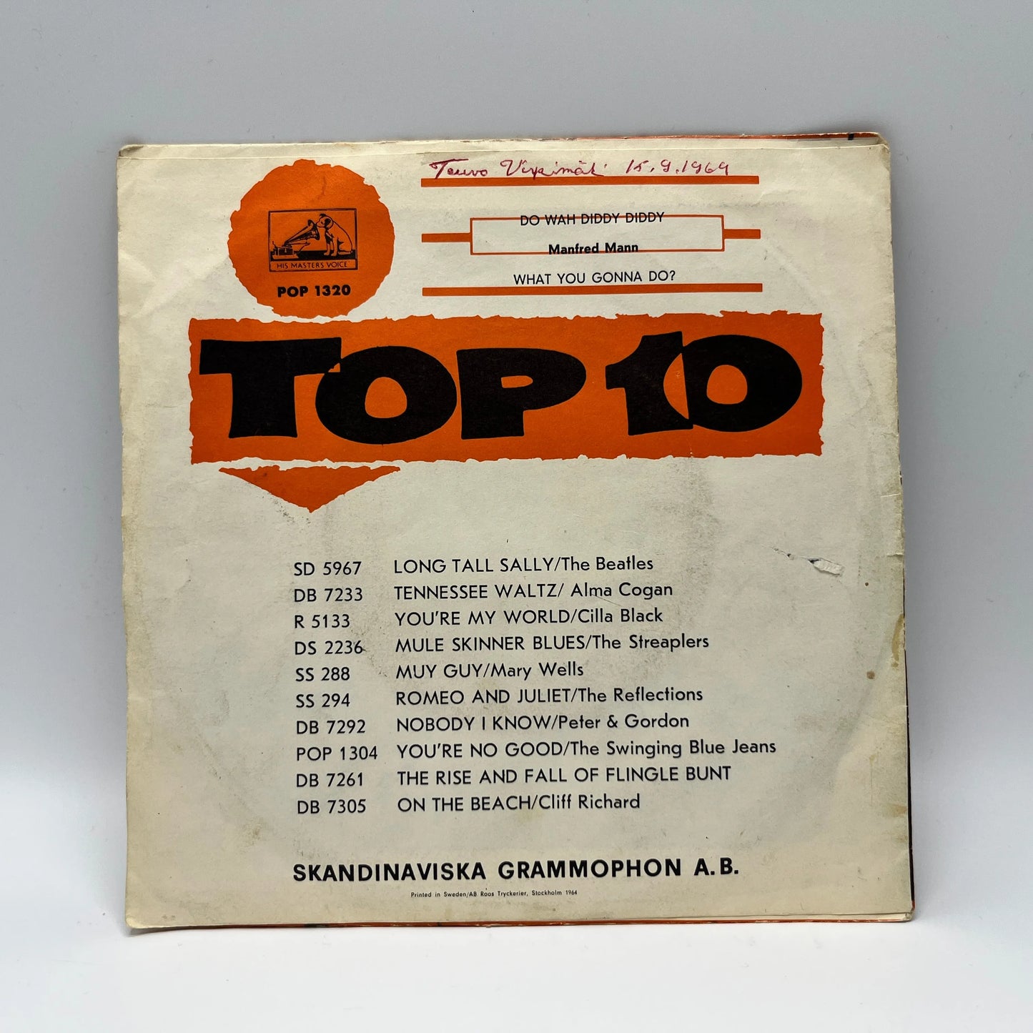 Manfred Mann - Do Wah Diddy Diddy Single