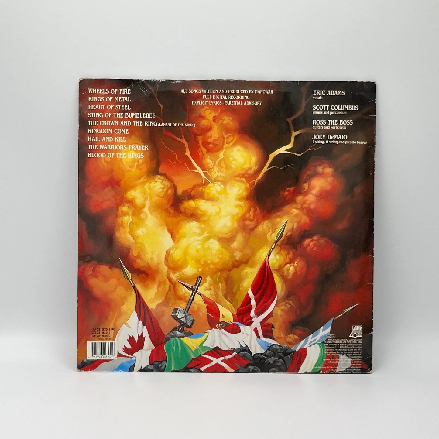 Manowar - Kings Of Metal LP