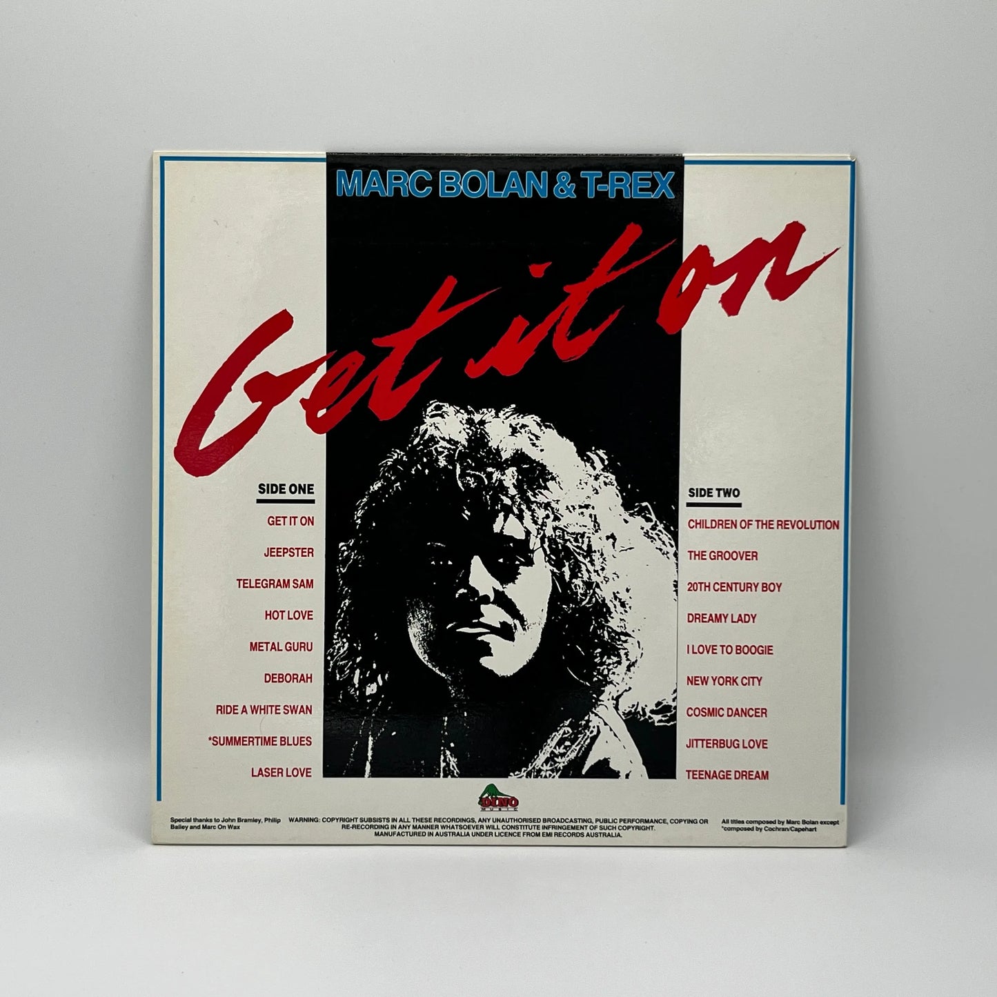 Marc Bolan And T-Rex - Get It On LP
