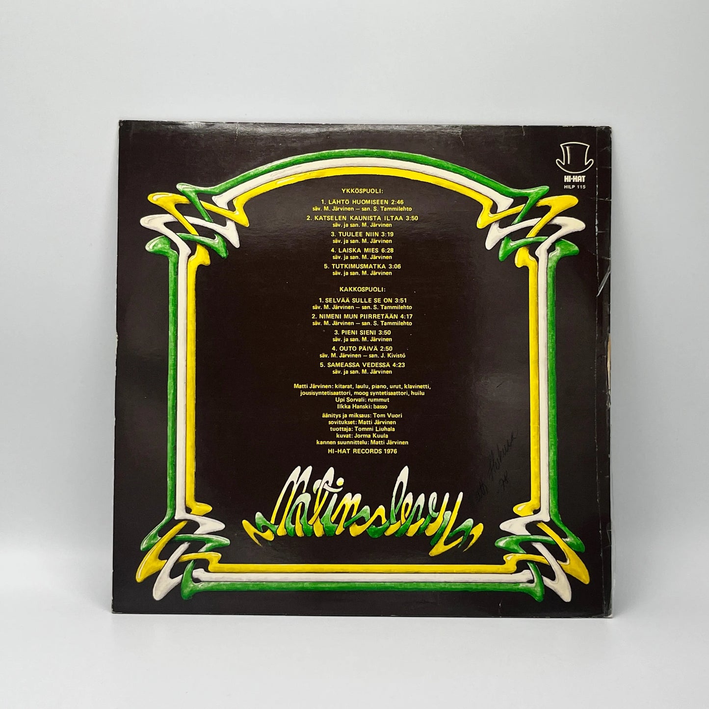 Matti Järvinen - Matin Levy LP