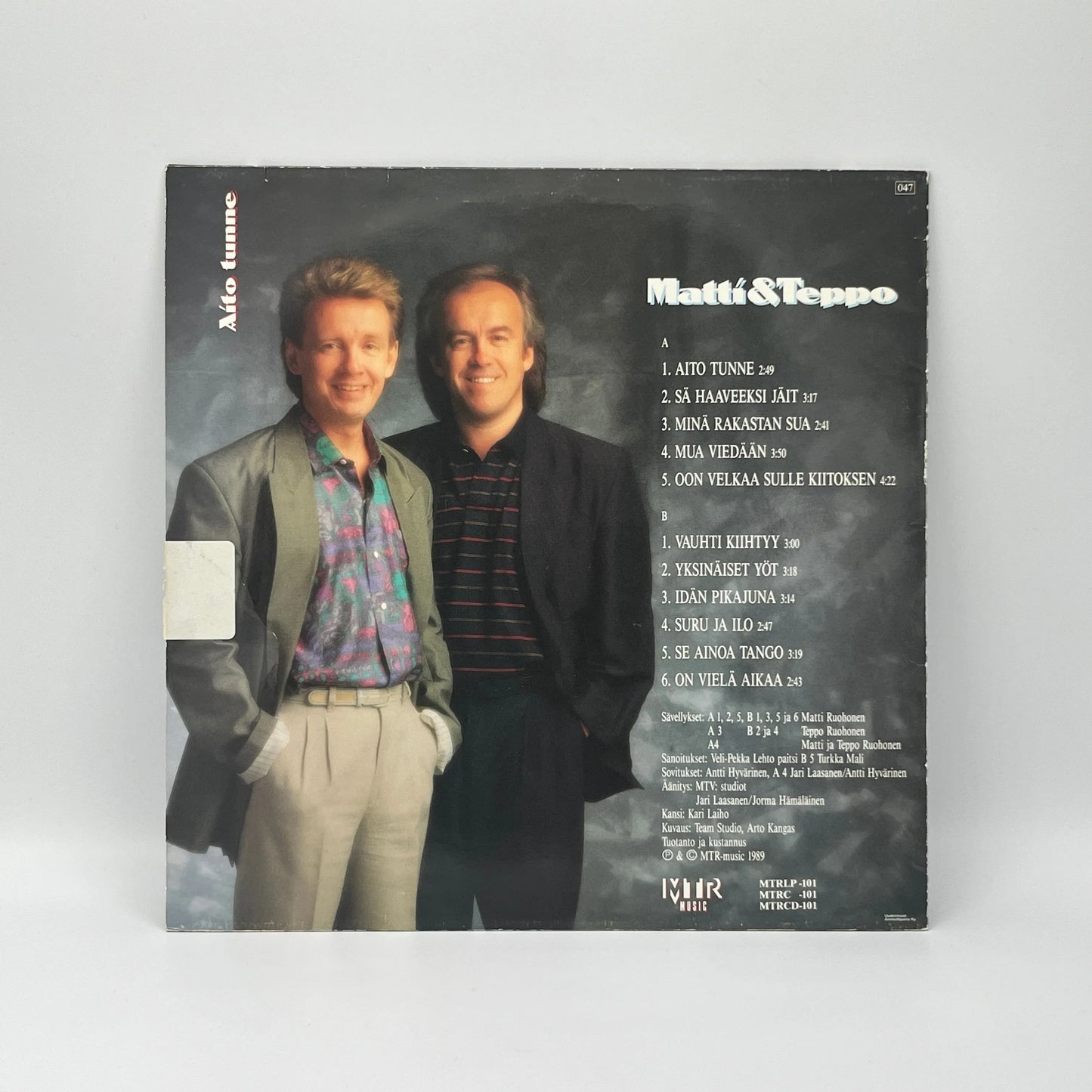 Matti & Teppo - Aito Tunne LP
