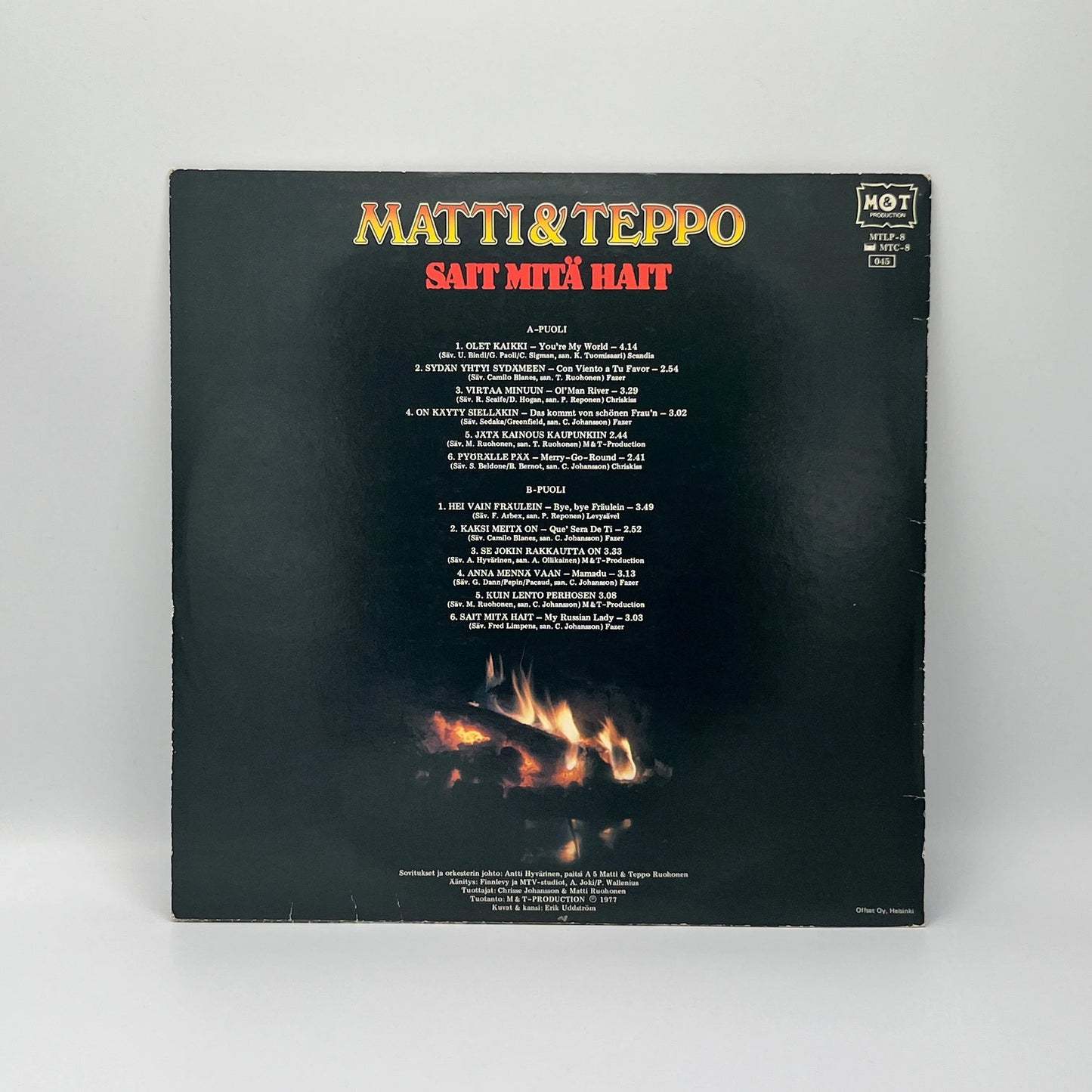 Matti & Teppo - Sait Mitä Hait LP
