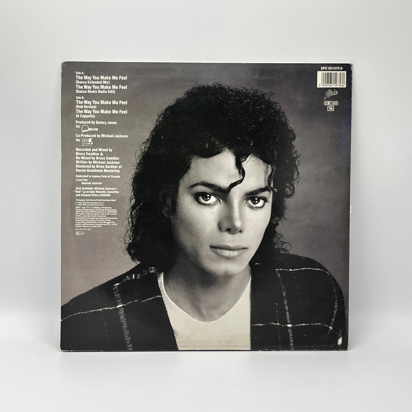 Michael Jackson - The Way You Make Me Feel Maxi Single