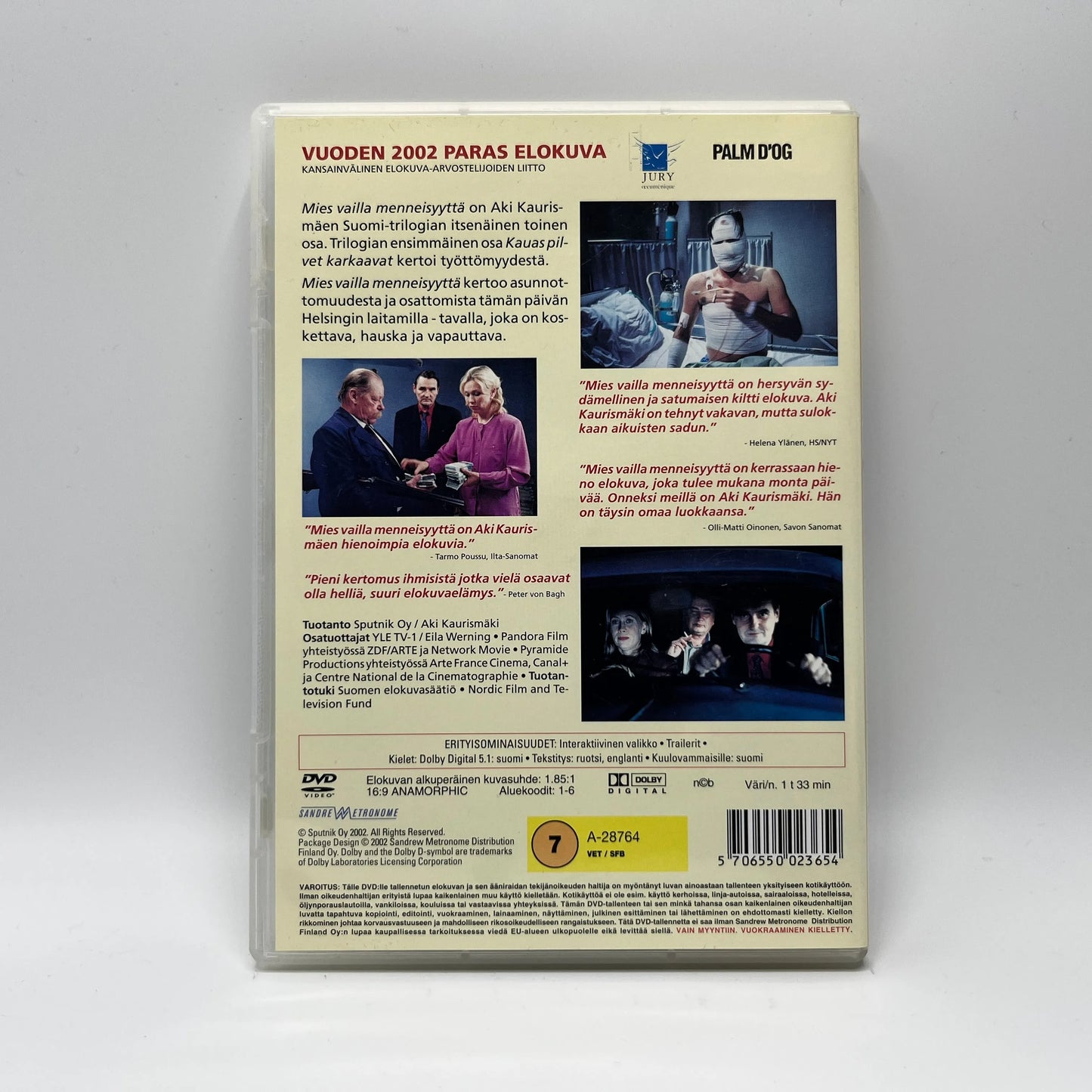 Mies Vailla Menneisyyttä (DVD)