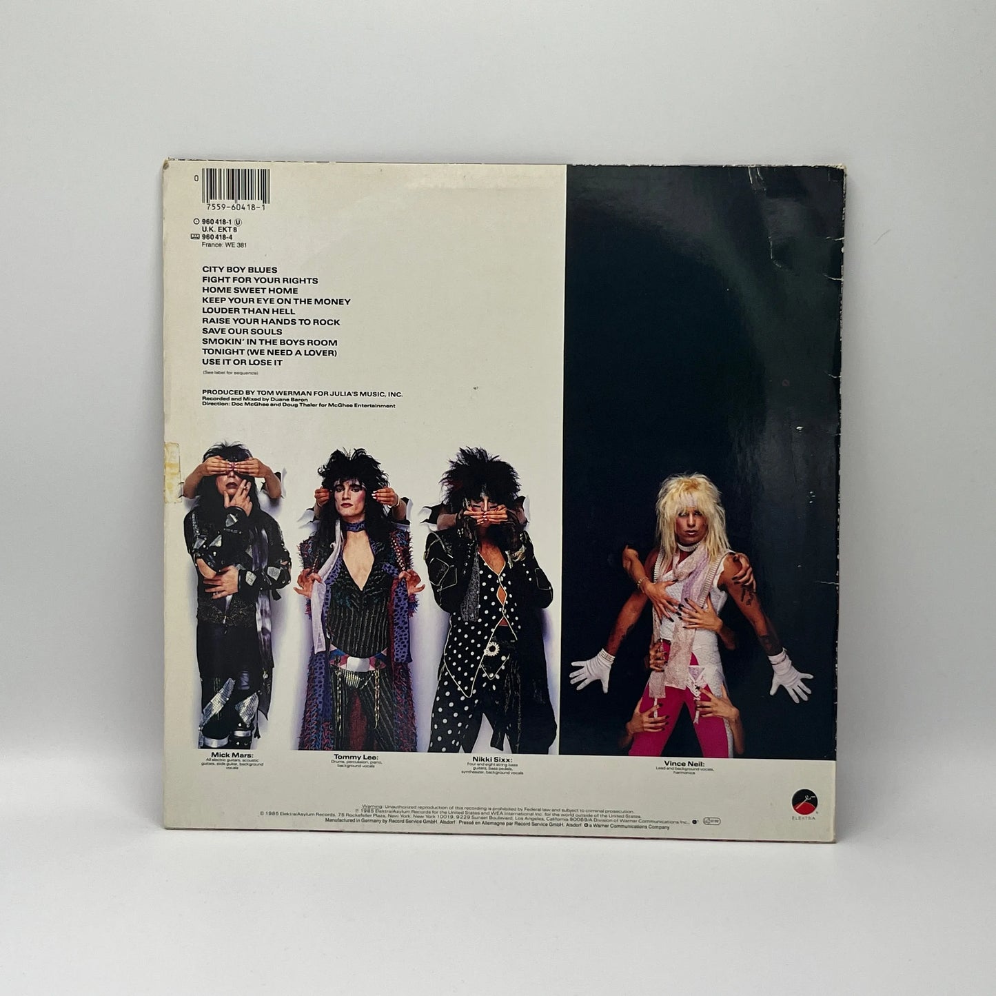 Mötley Crüe – Theatre Of Pain LP